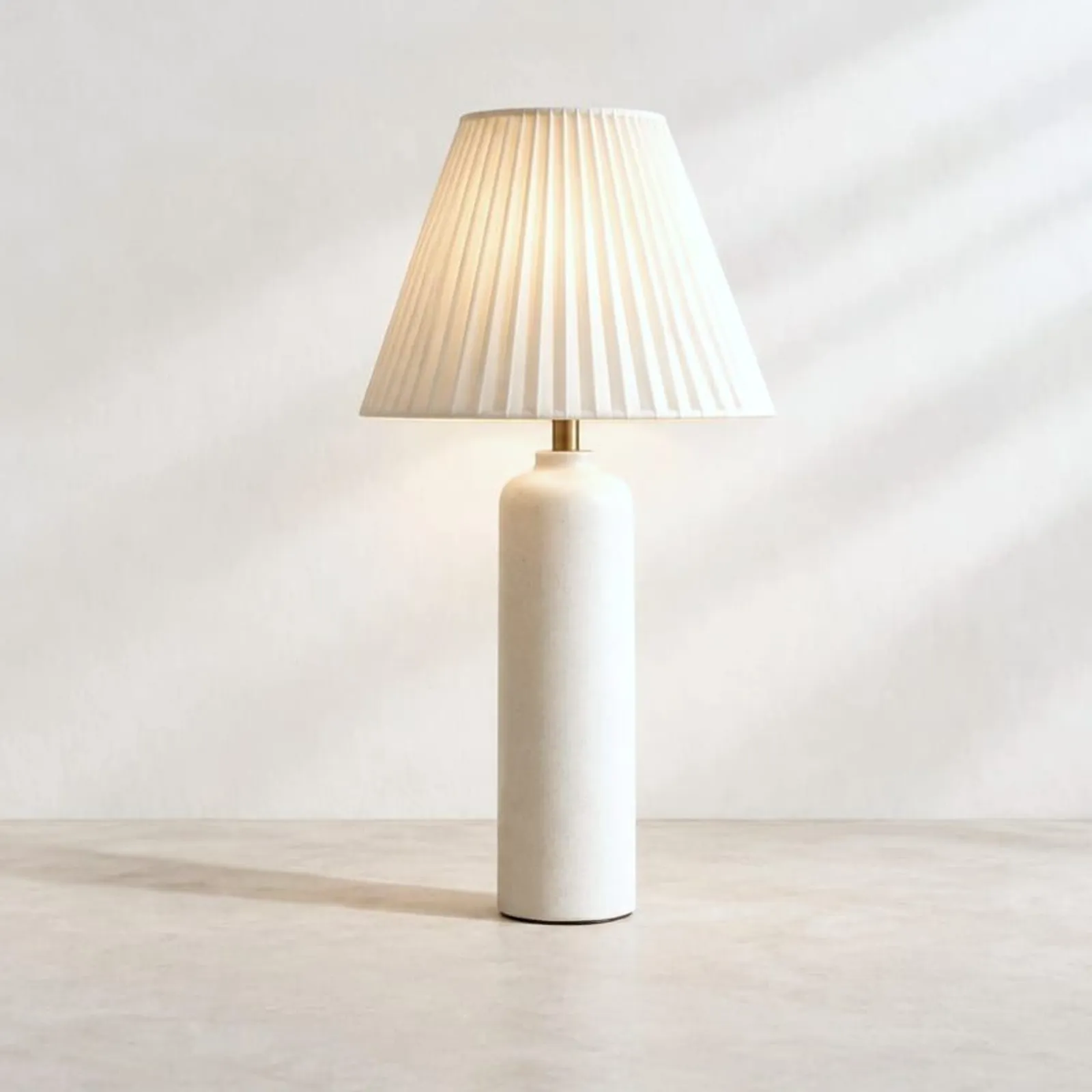 Lampe de table Bryggan blanc craie V