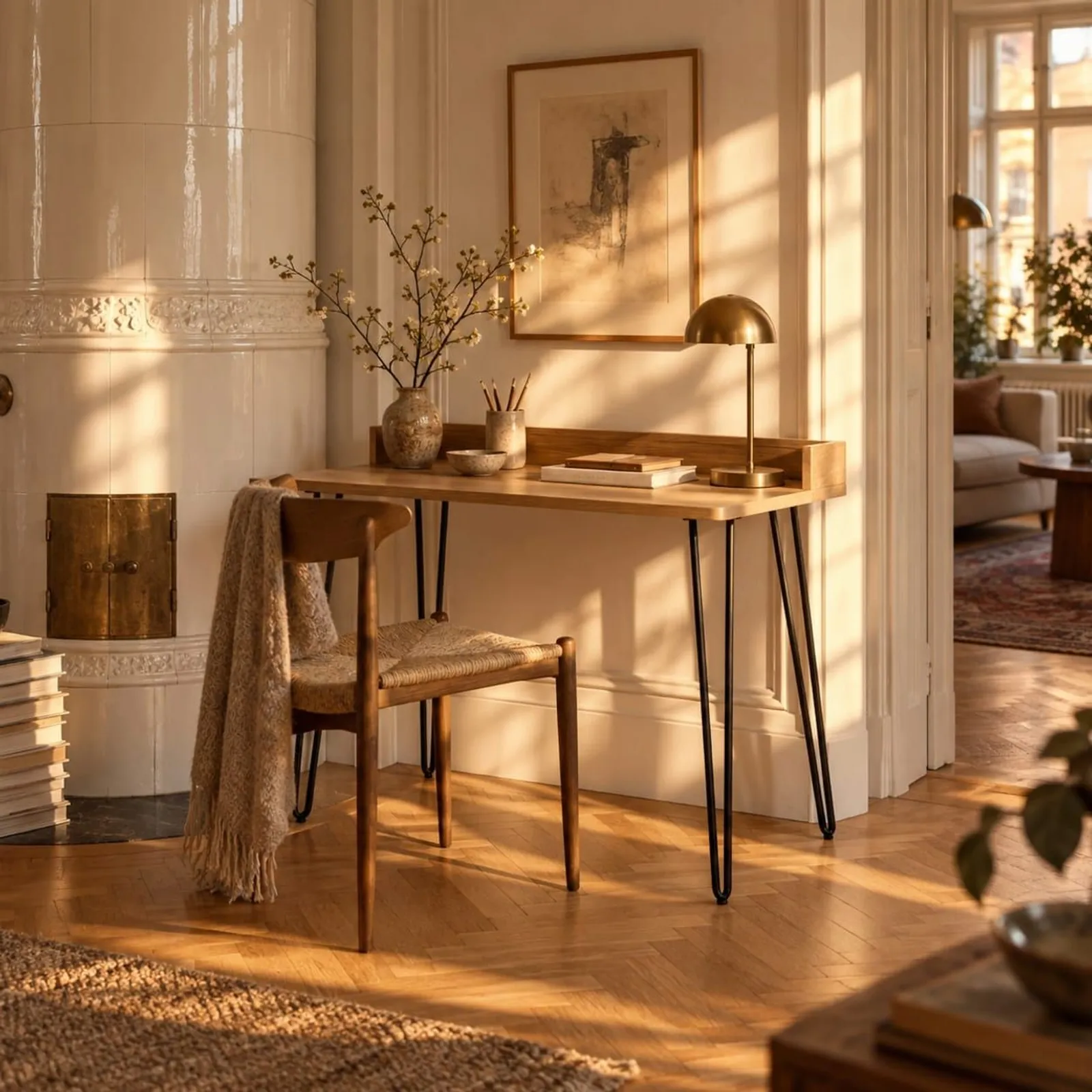 Bureau Tjärn en chêne - miniature 2