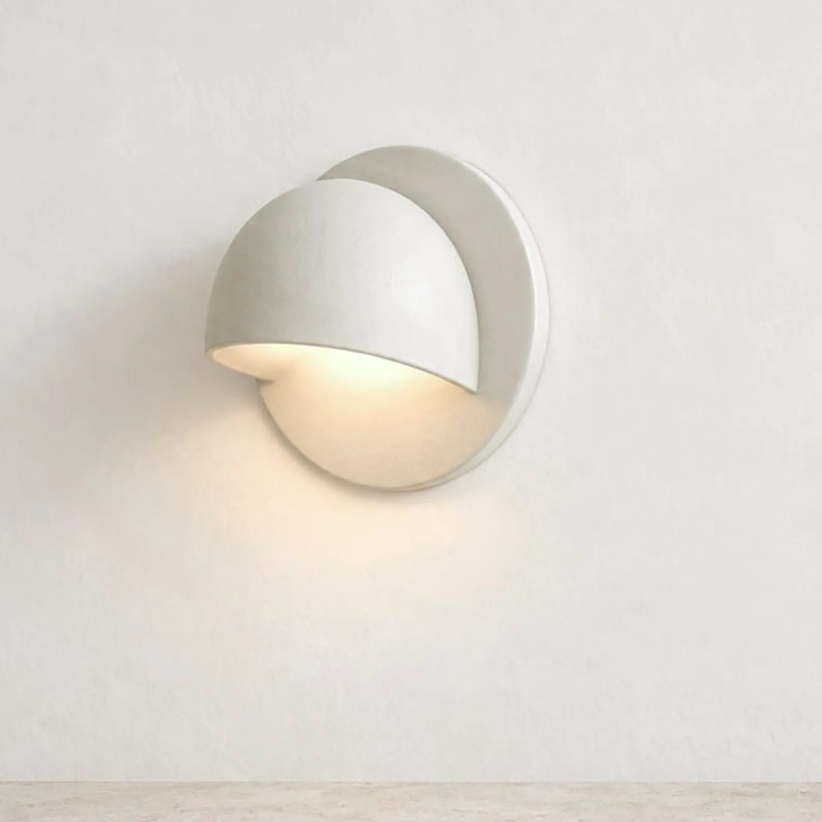 Vägglampa Udde Kritvit V - miniatyr 2