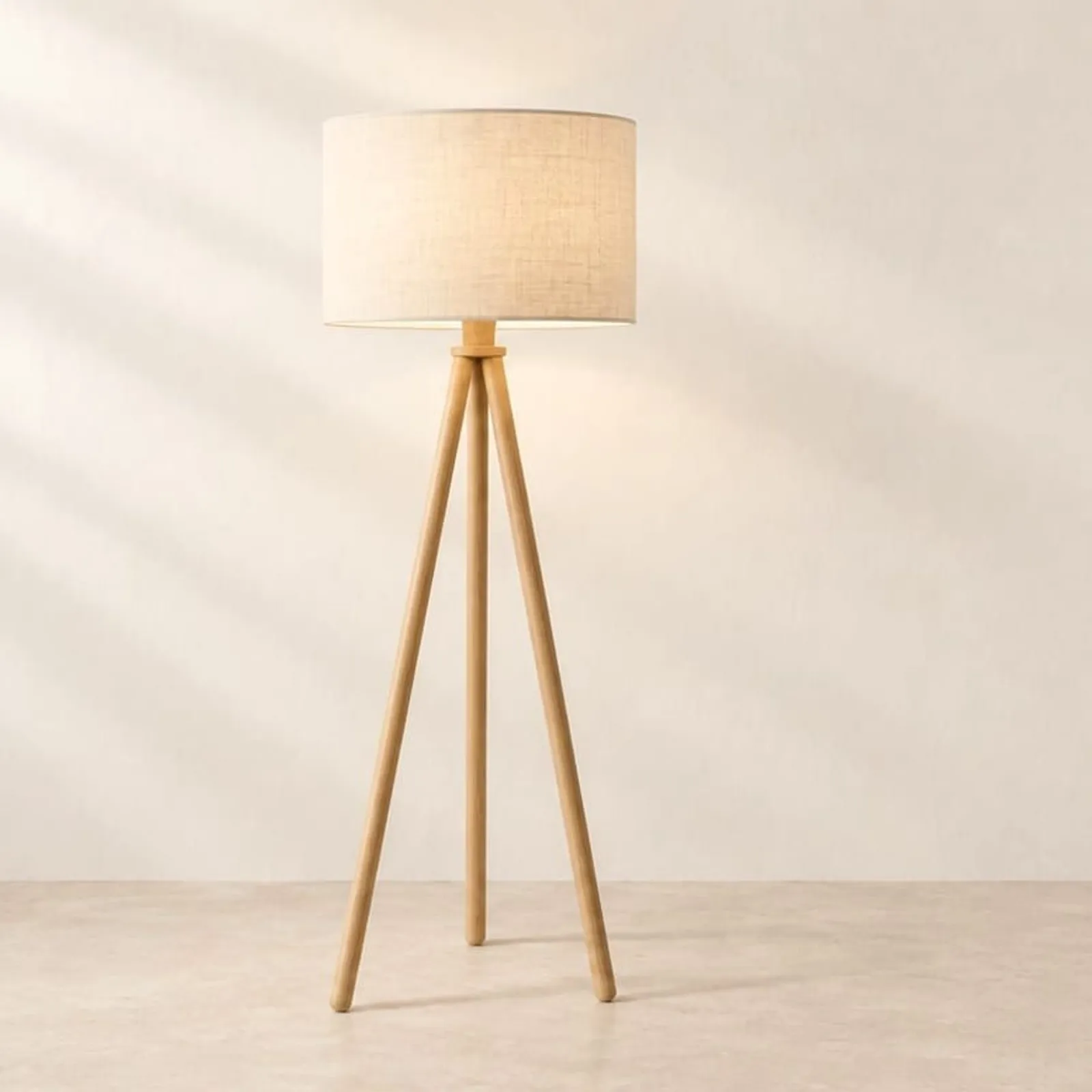 Golvlampa Lönn Natur II - miniatyr 1