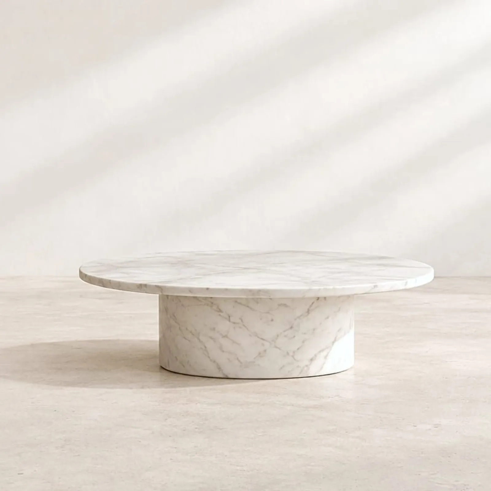 Table basse Kulle en marbre - miniature 1