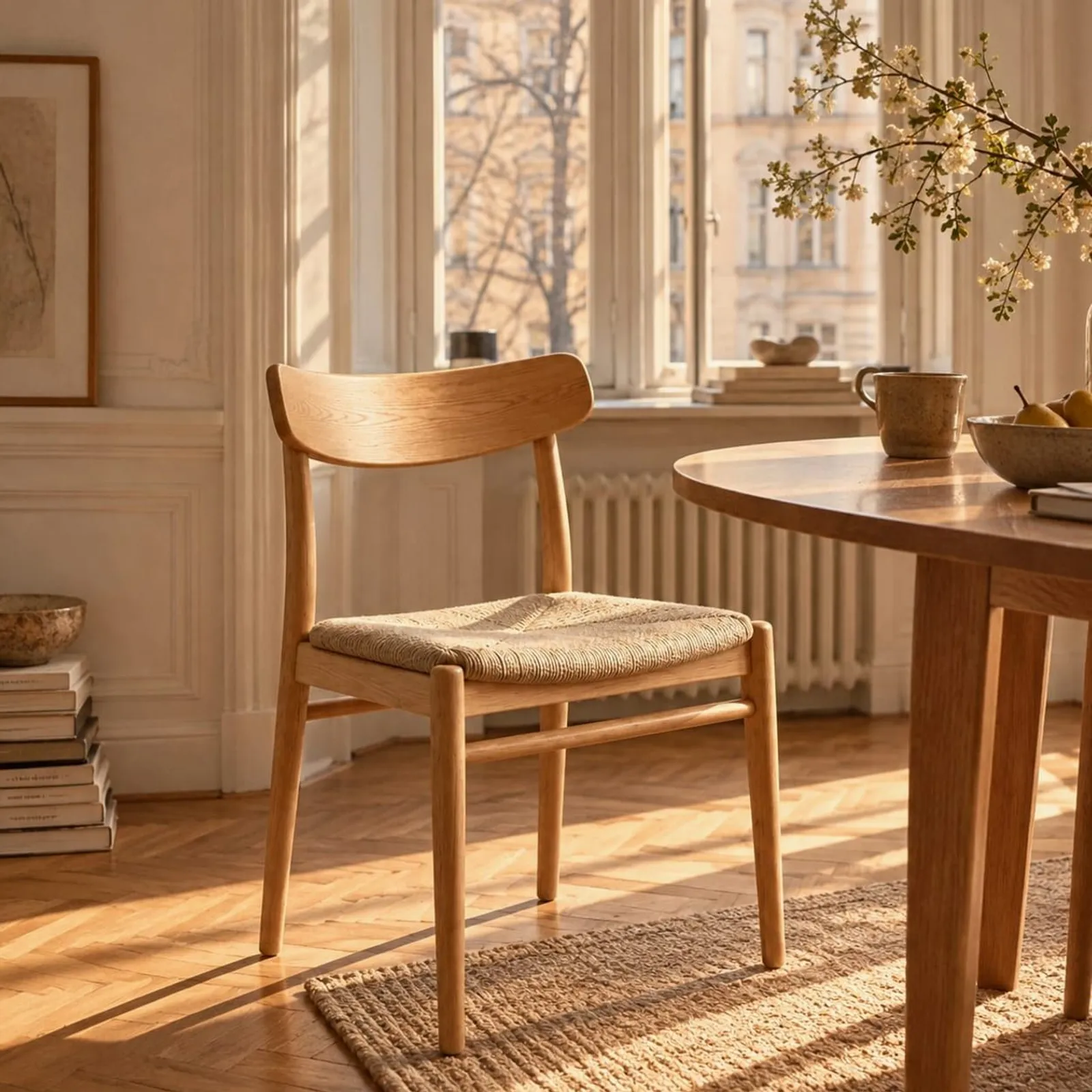 Chaise Vall en chêne - miniature 3