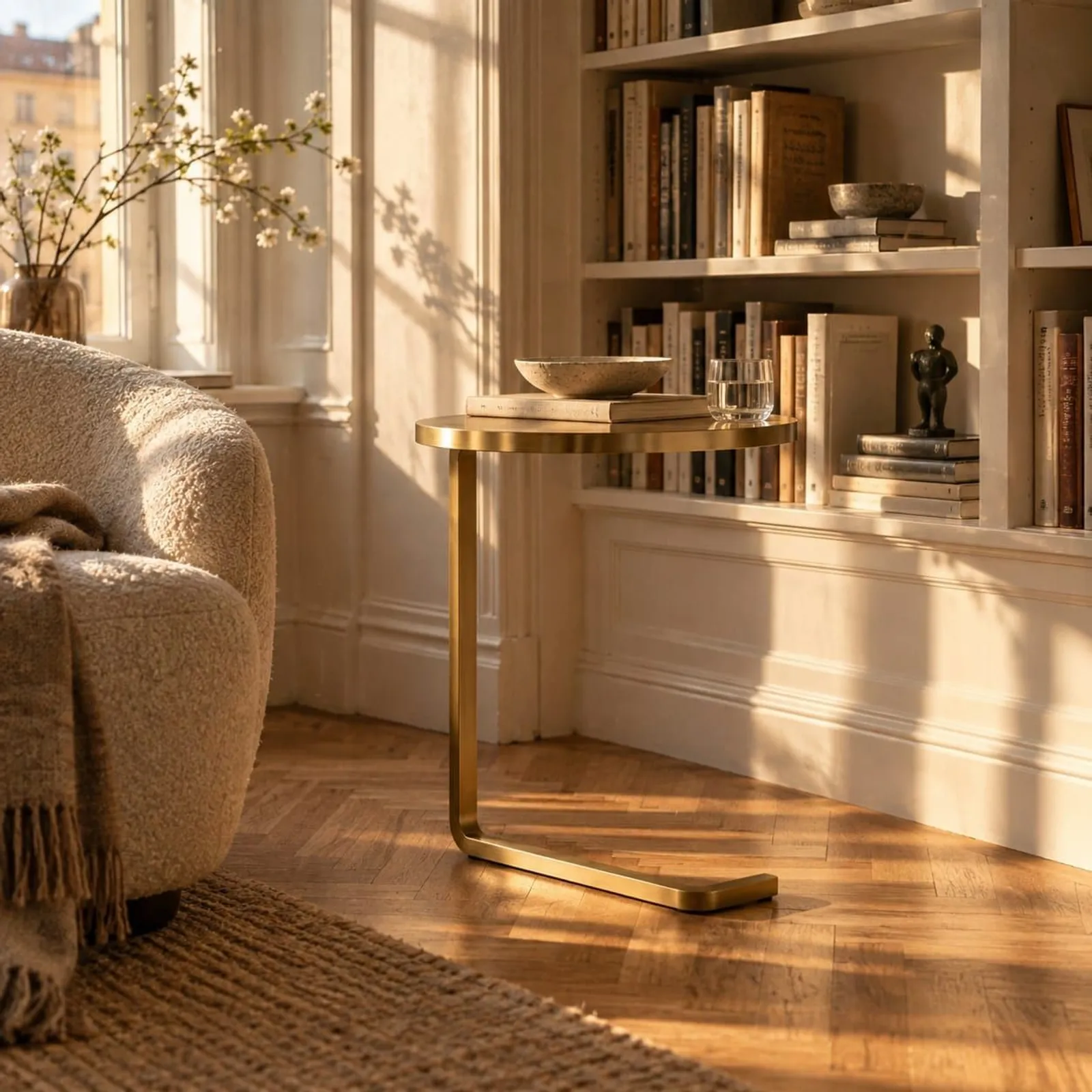 Table d’appoint Dal blanc craie - miniature 2