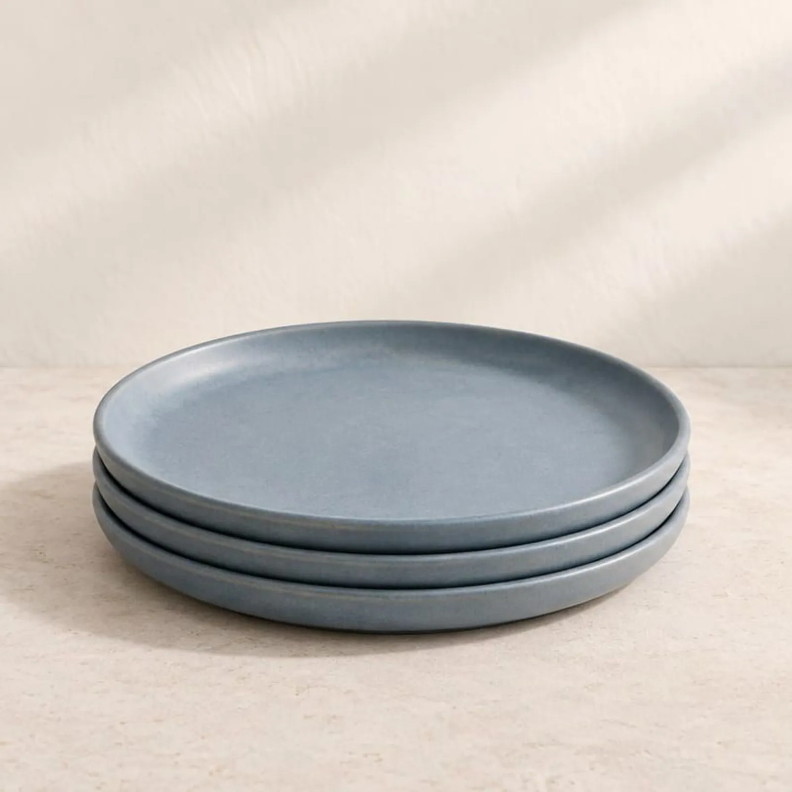 Assiette Sund bleu océan