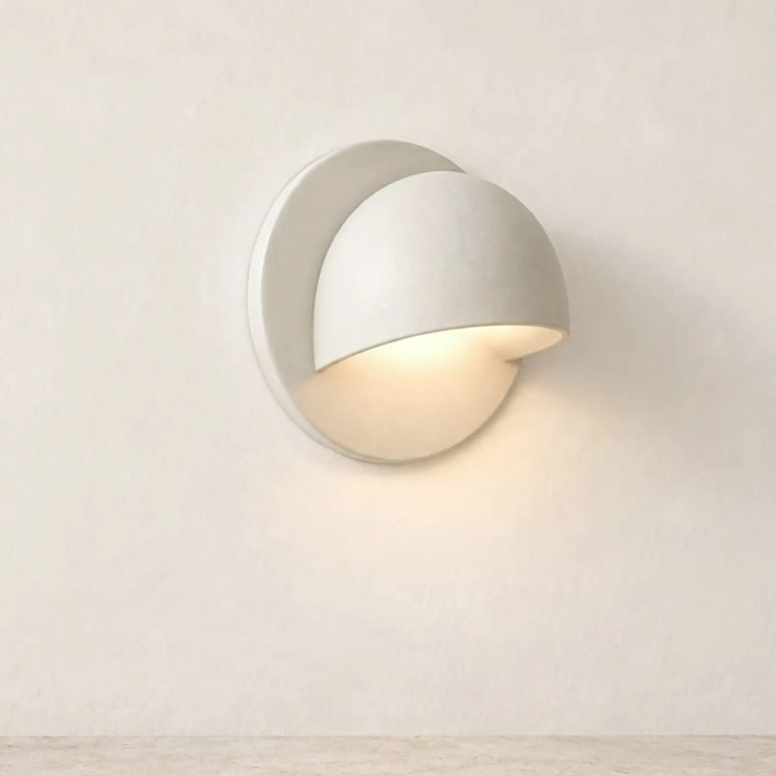 Vägglampa Hamn Kritvit - miniatyr 2