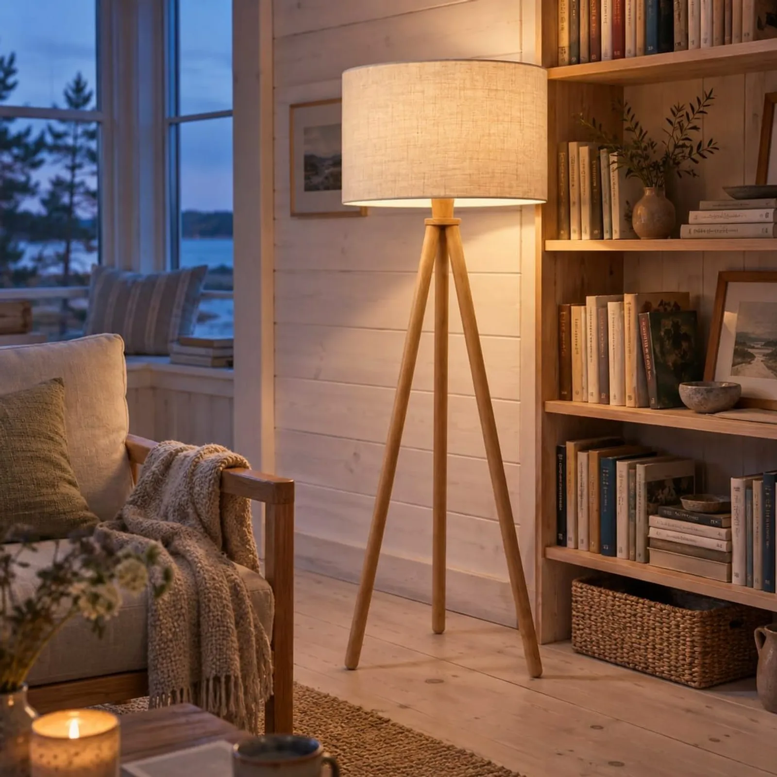 Lampadaire Timjan naturel - miniature 3