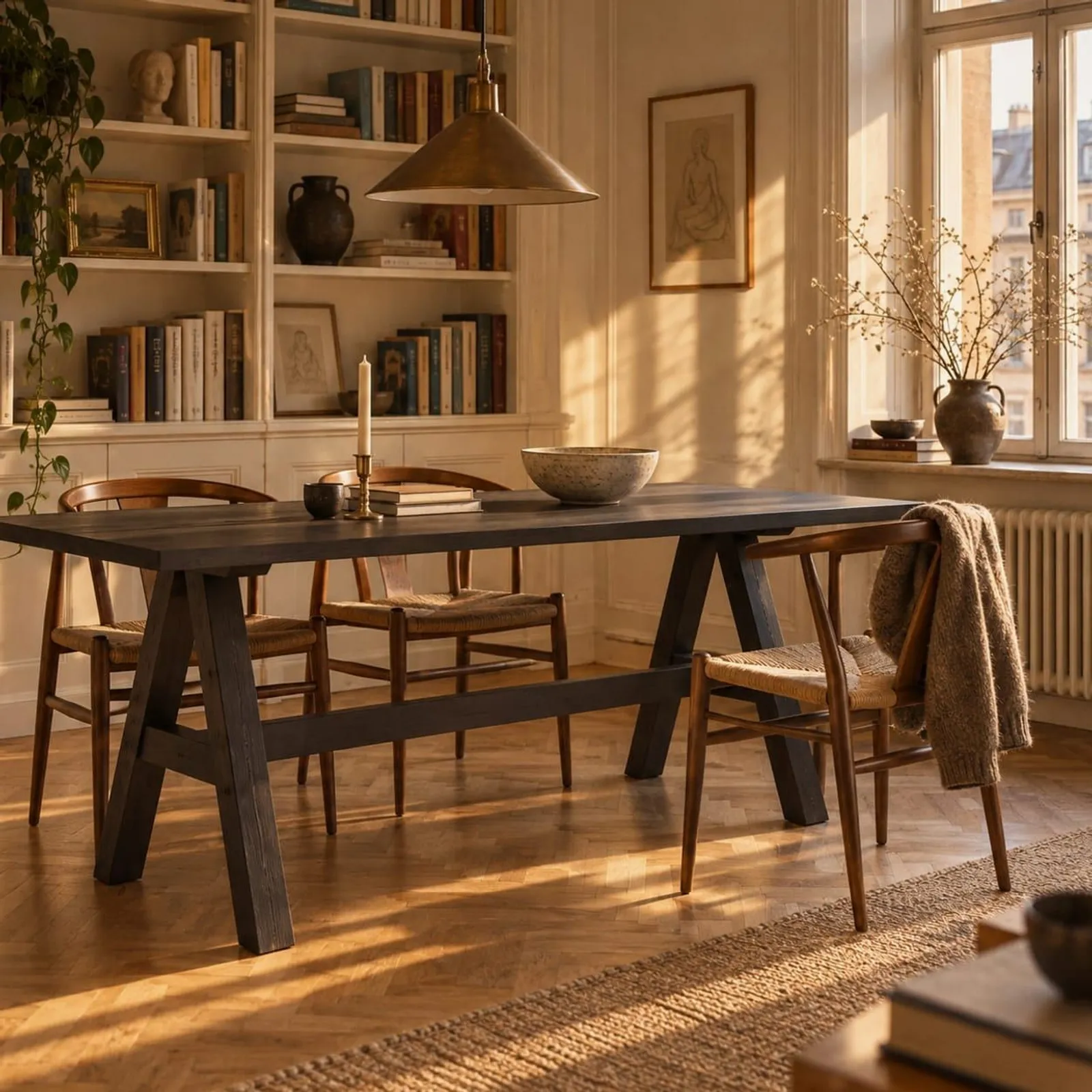 Table à manger Ås charbon II - miniature 2