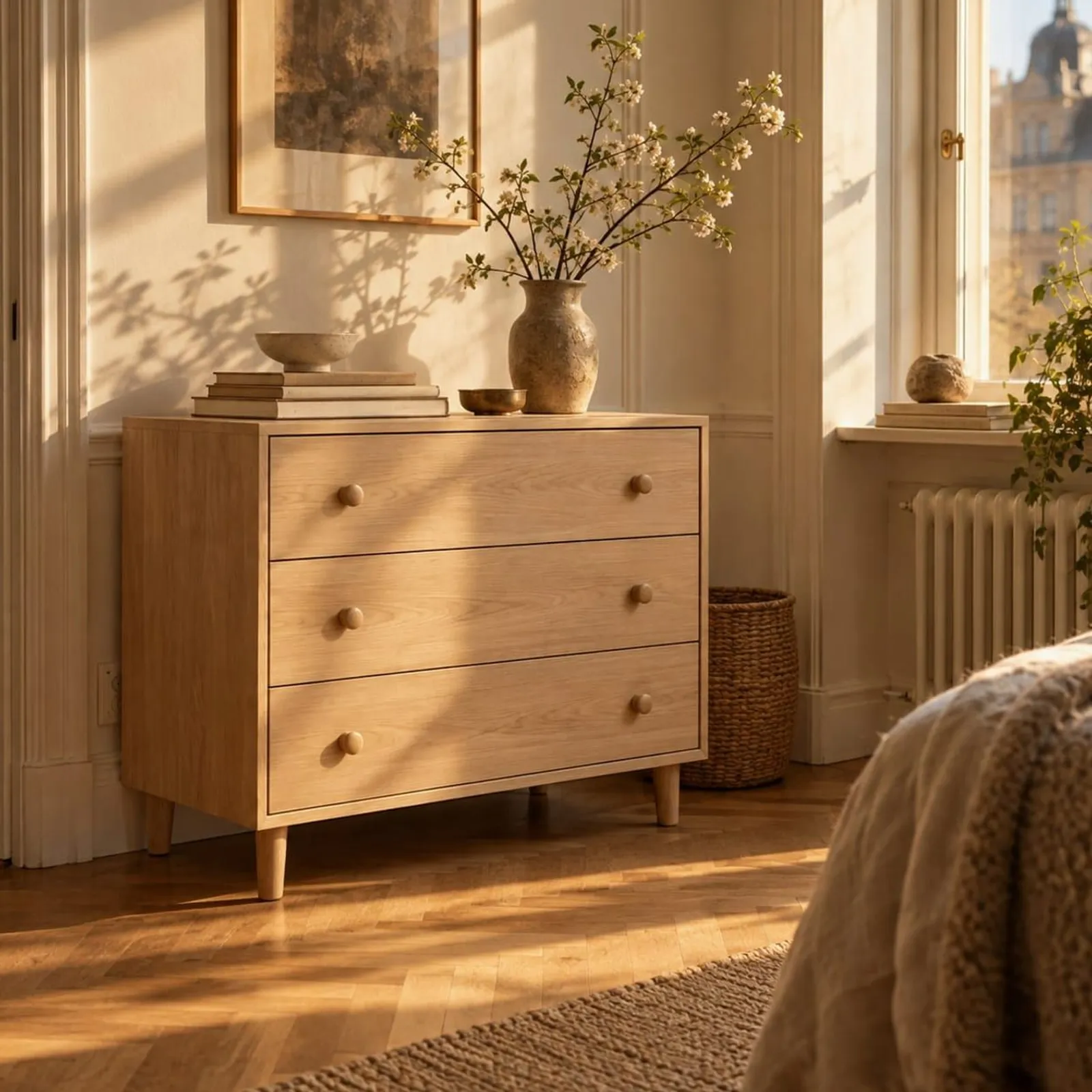 Commode Alm blanc craie - miniature 3