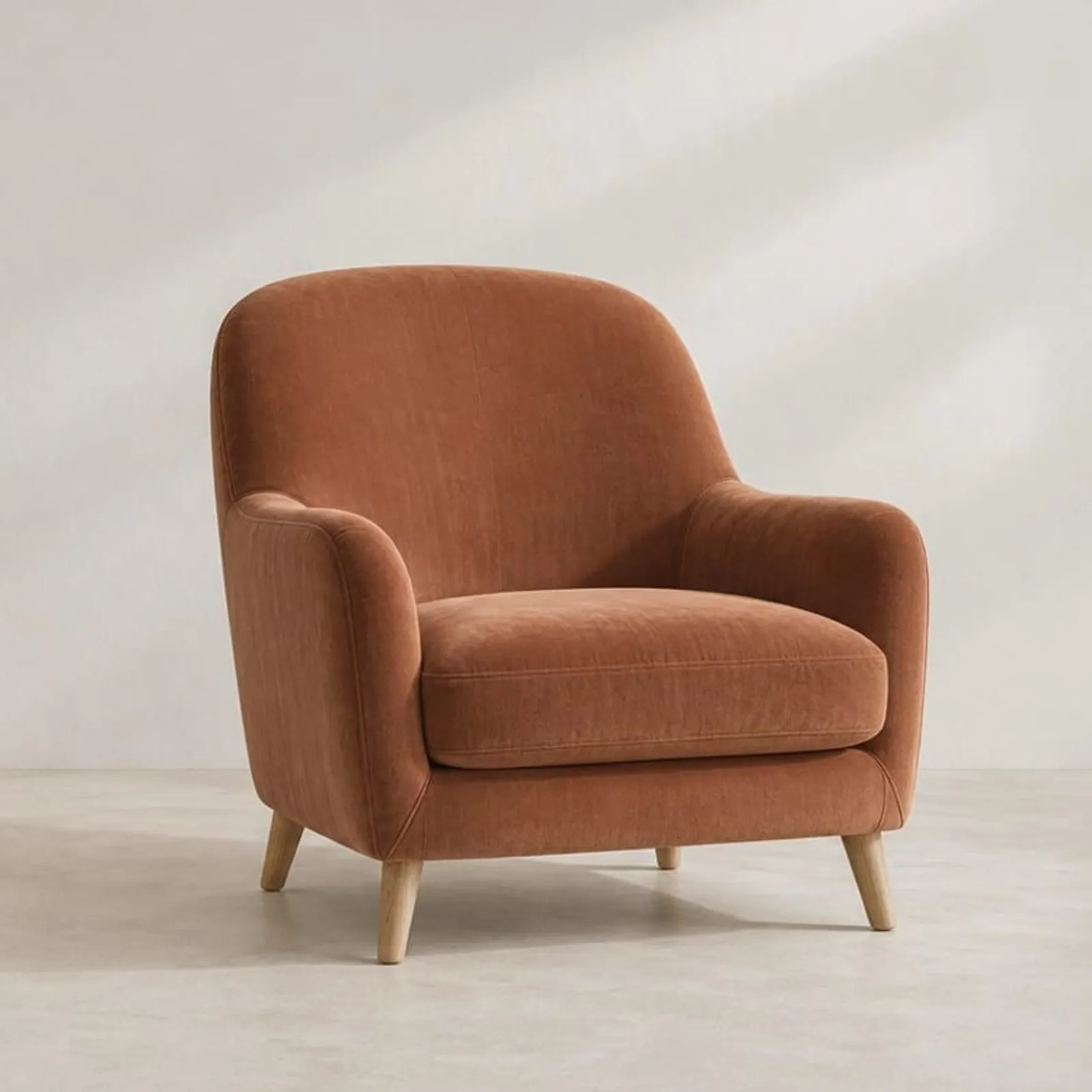 Fauteuil Mossa rouille