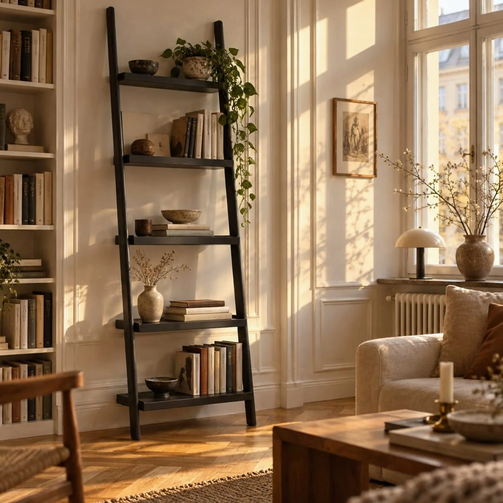 Bokhylla Kaprifol Natur II - miniatyr 2