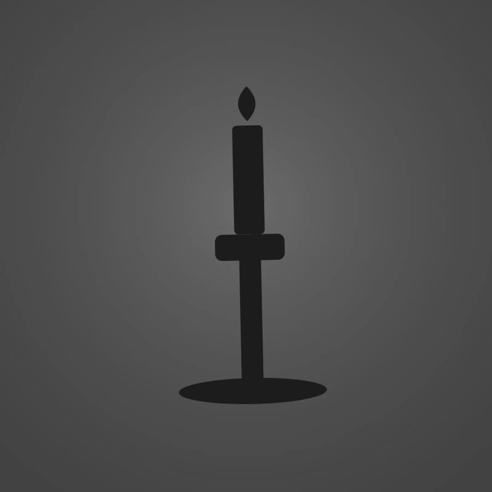 Ljusstake Lönn Kol