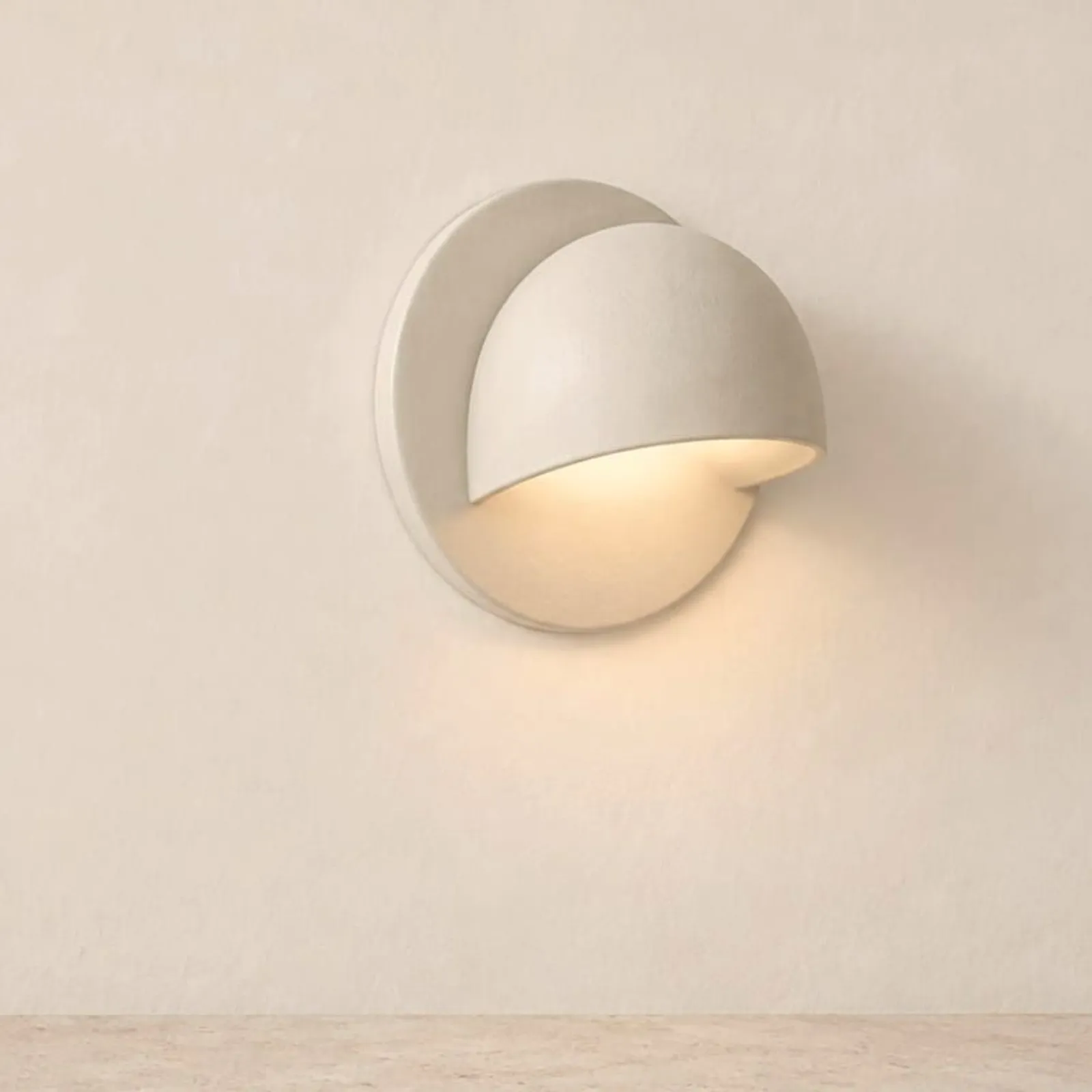 Vägglampa Myr Kritvit - miniatyr 2