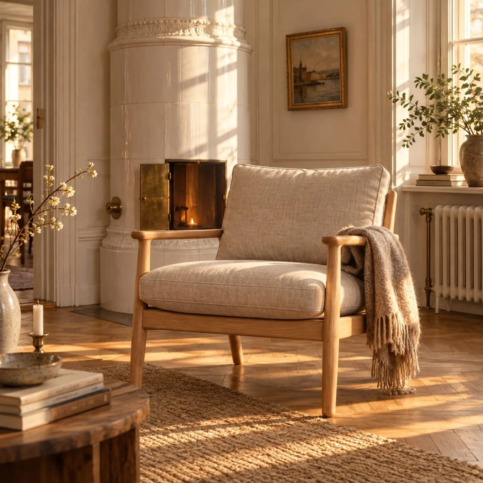 Fauteuil Tall lin IV - miniature 2
