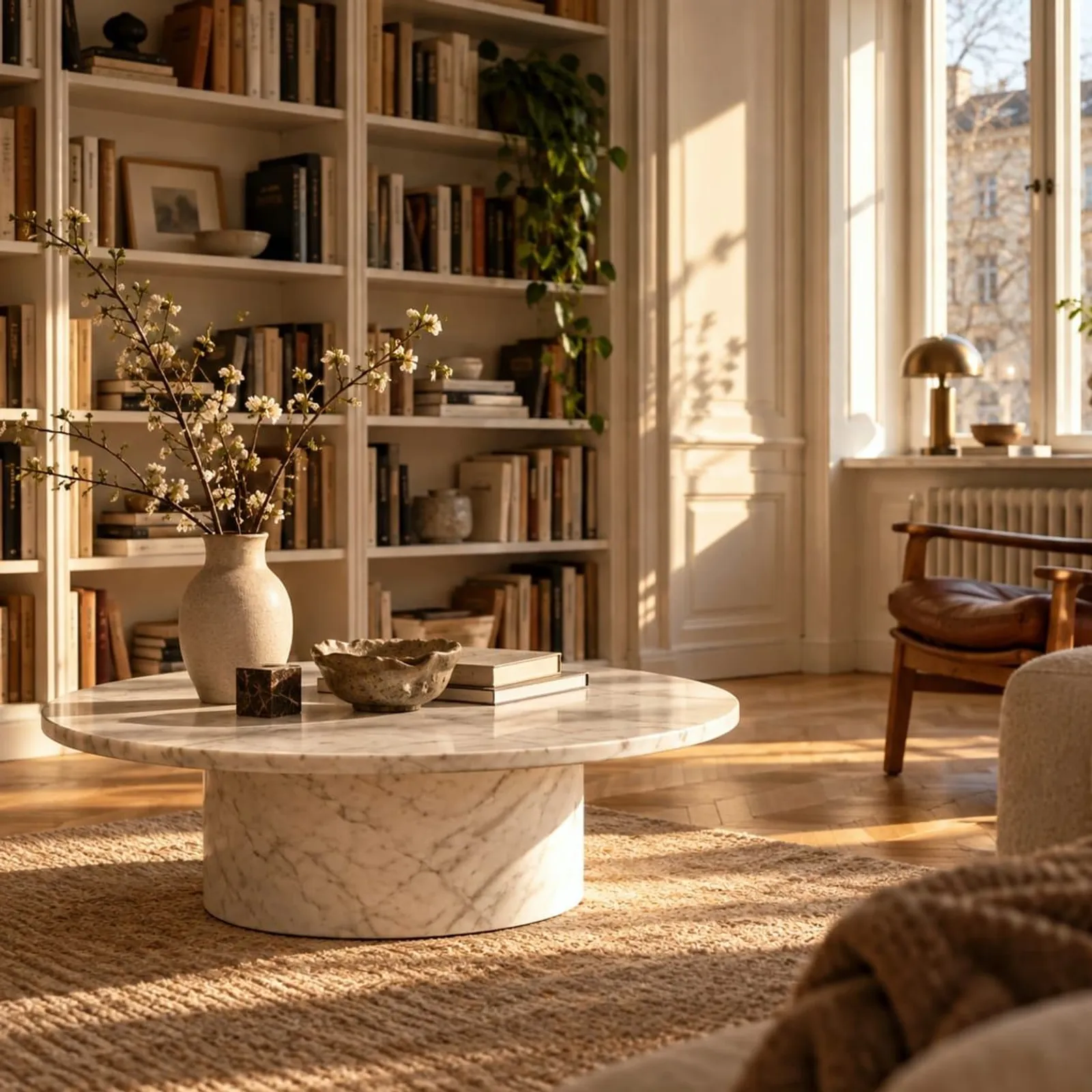 Table basse Strand blanc craie IV - miniature 2