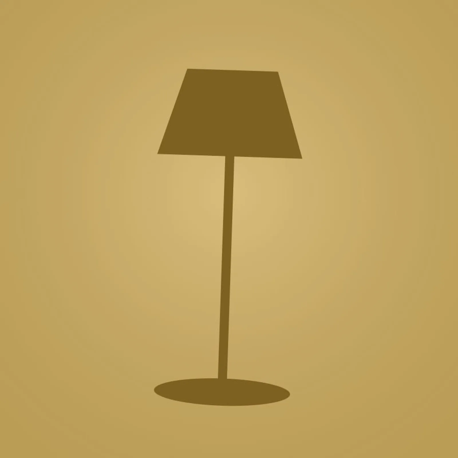 Golvlampa Fjäll Ockra