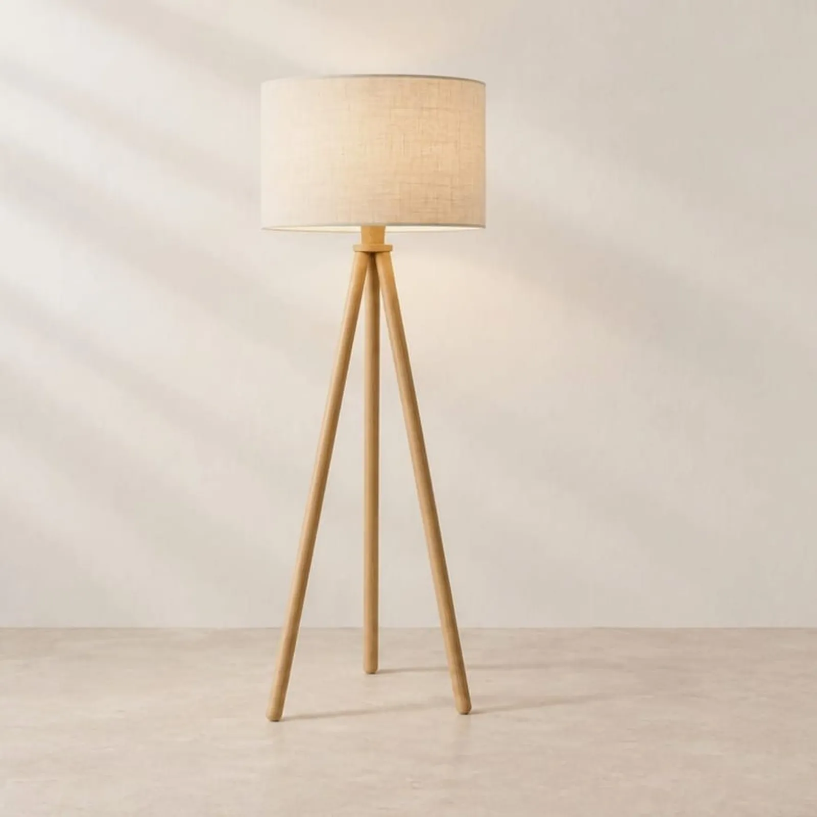 Golvlampa Hägg Natur IV - miniatyr 1