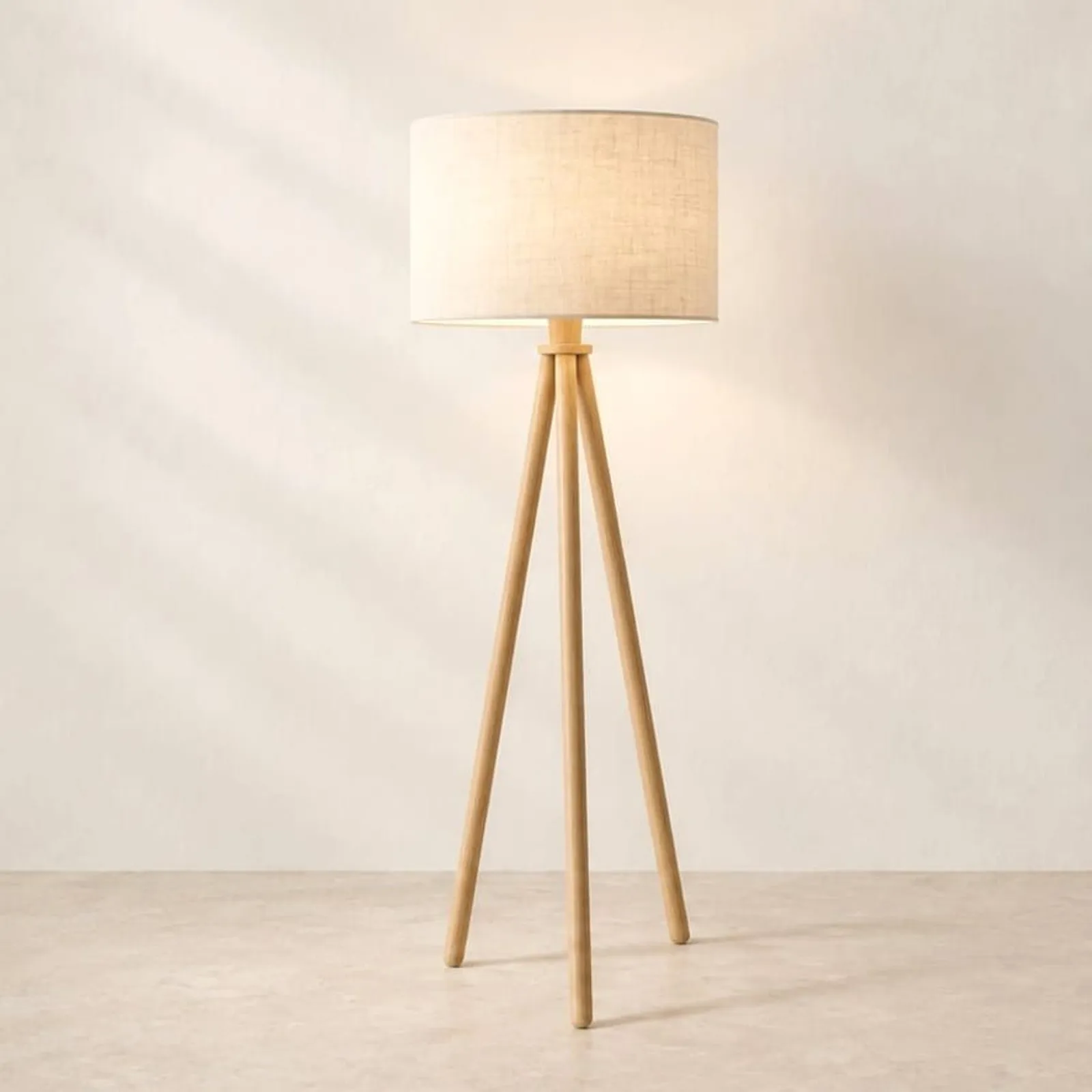 Golvlampa Hassel Natur III - miniatyr 2
