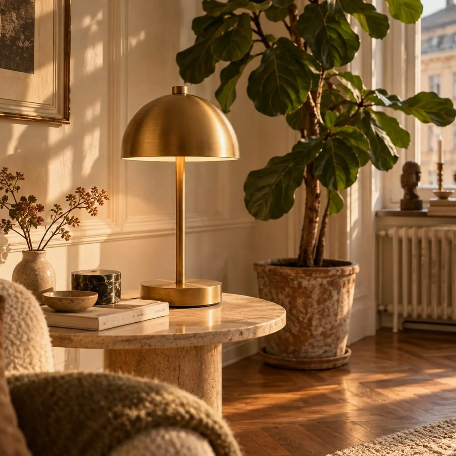 Bordslampa Näs Kritvit II - miniatyr 2