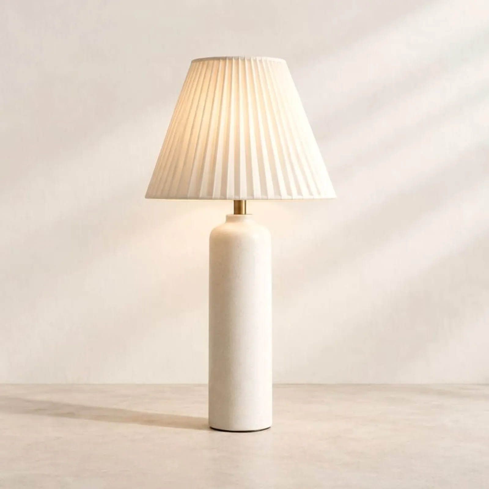 Lampe de table Malört blanc craie VI