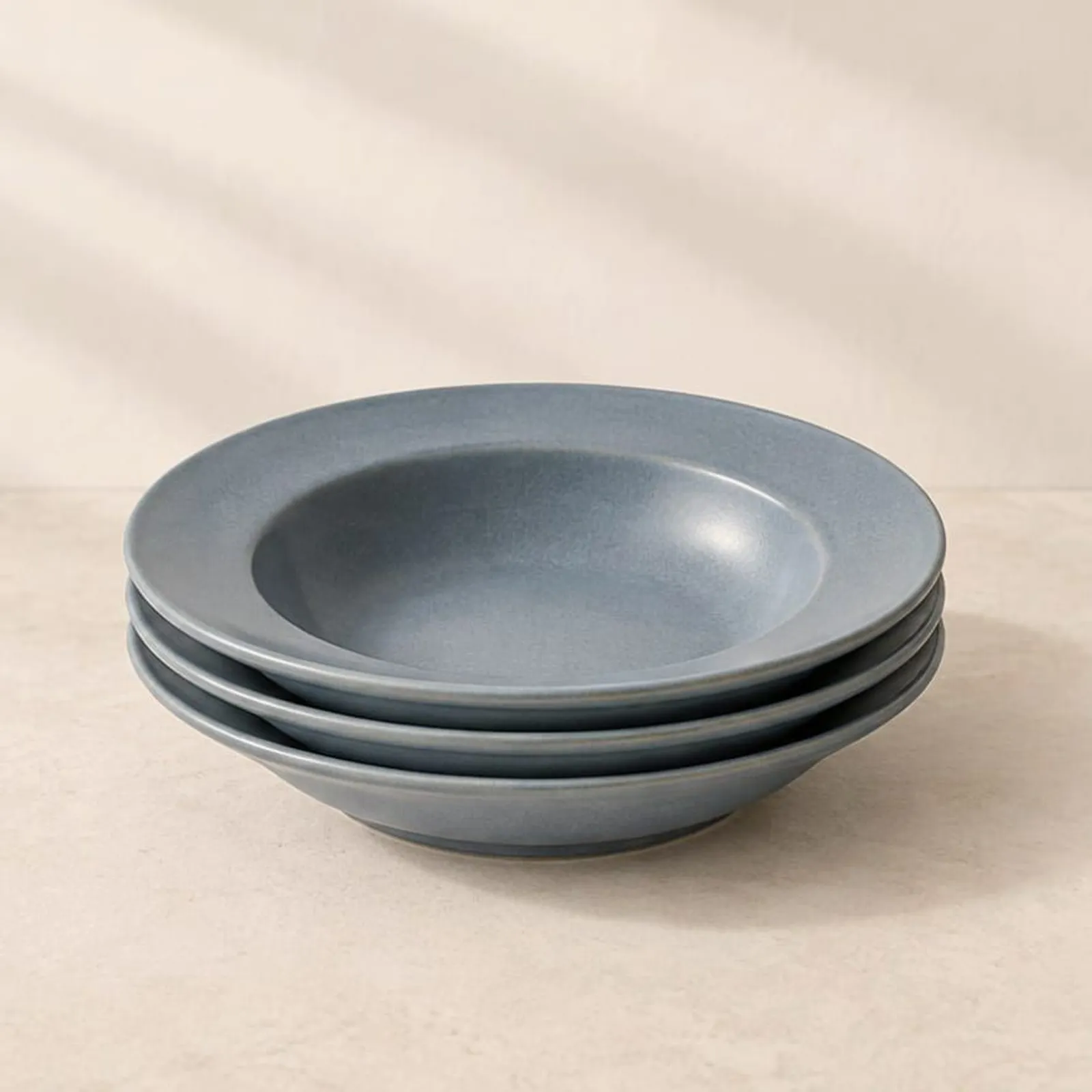 Assiette Mossa bleu océan VII - miniature 1