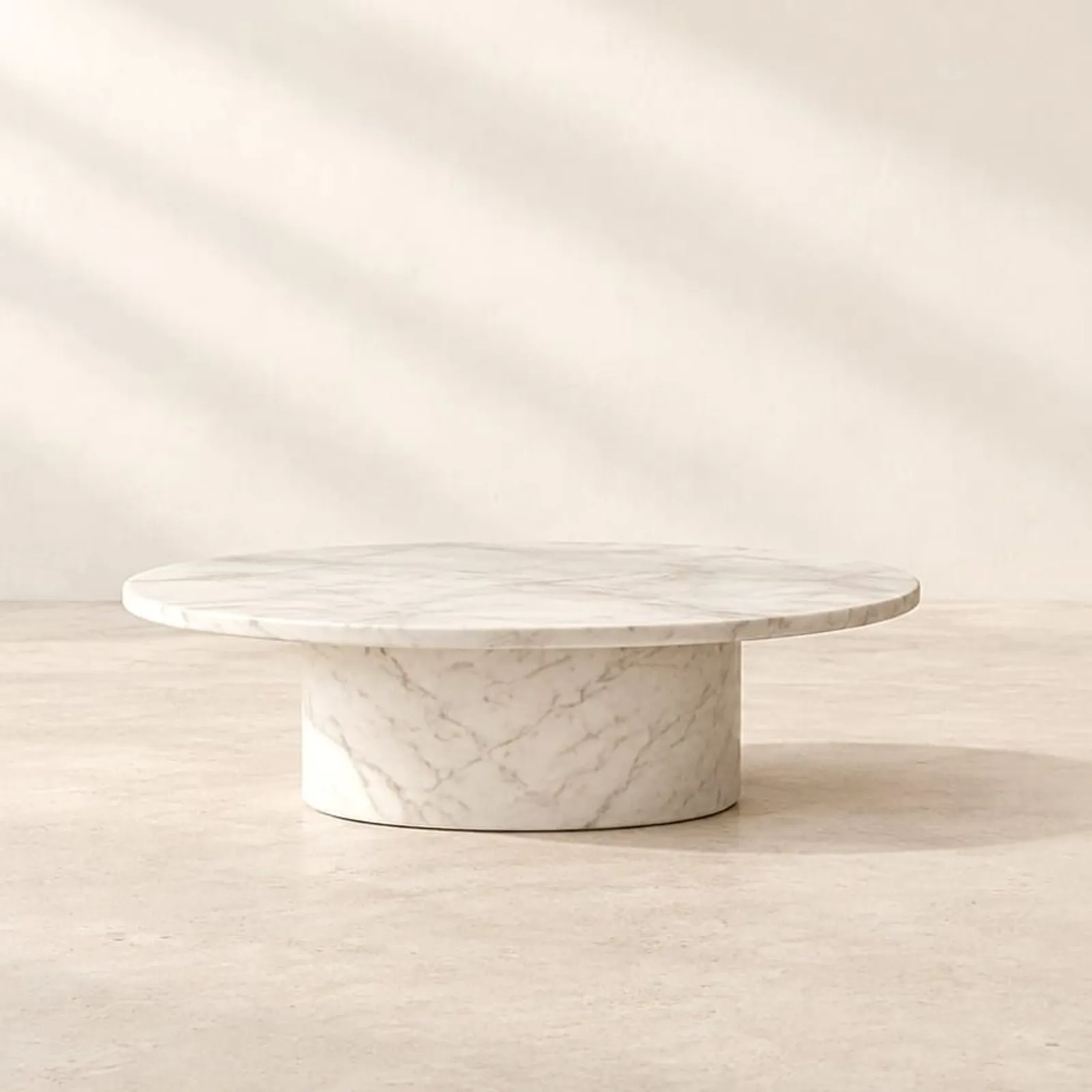 Table basse Hassel en marbre - miniature 1