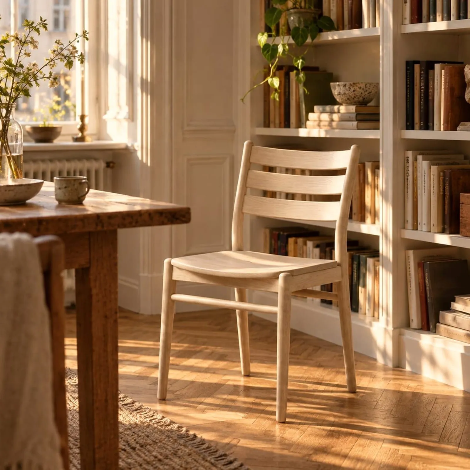 Chaise Dal blanc craie III - miniature 2