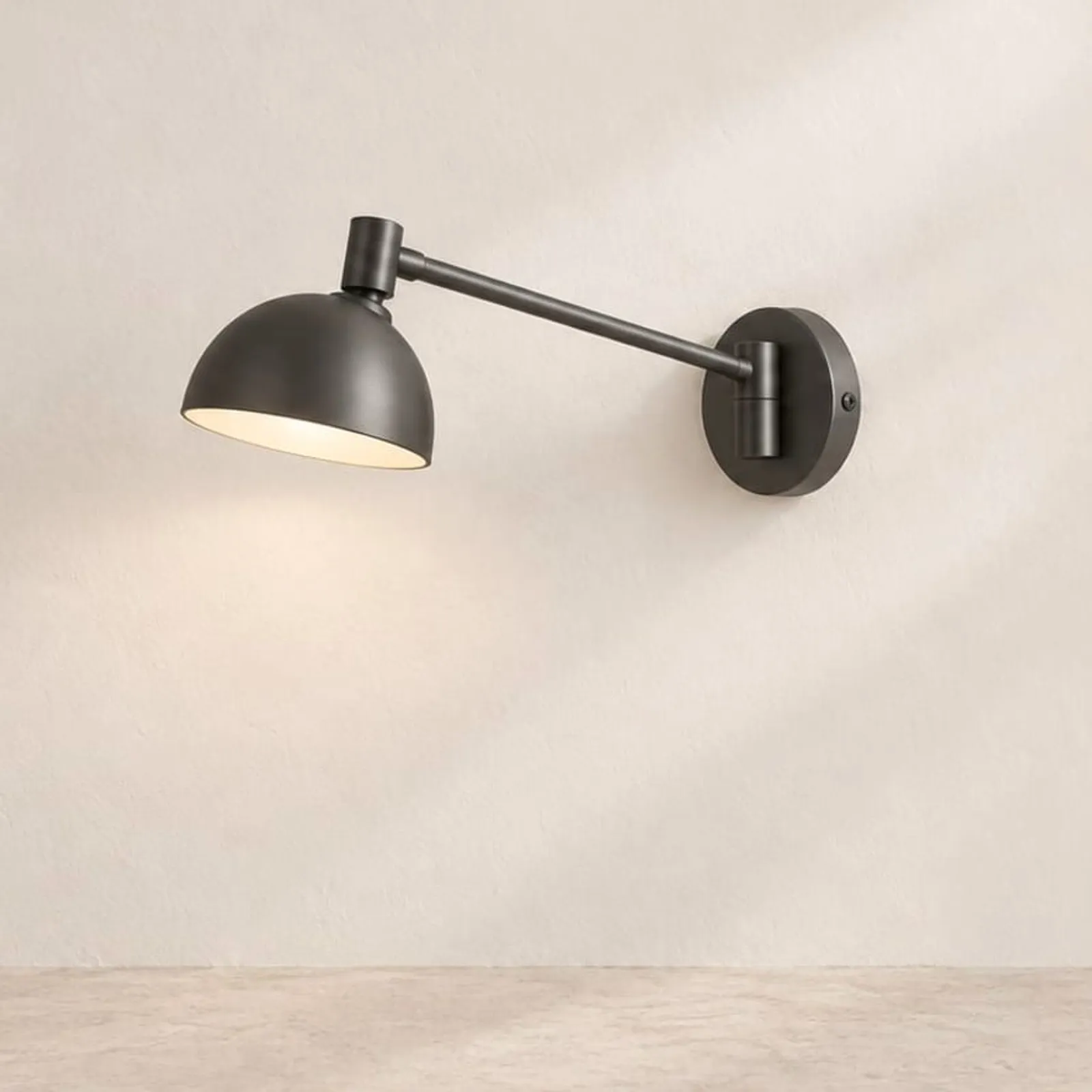 Vägglampa Salvia Stål - miniatyr 1
