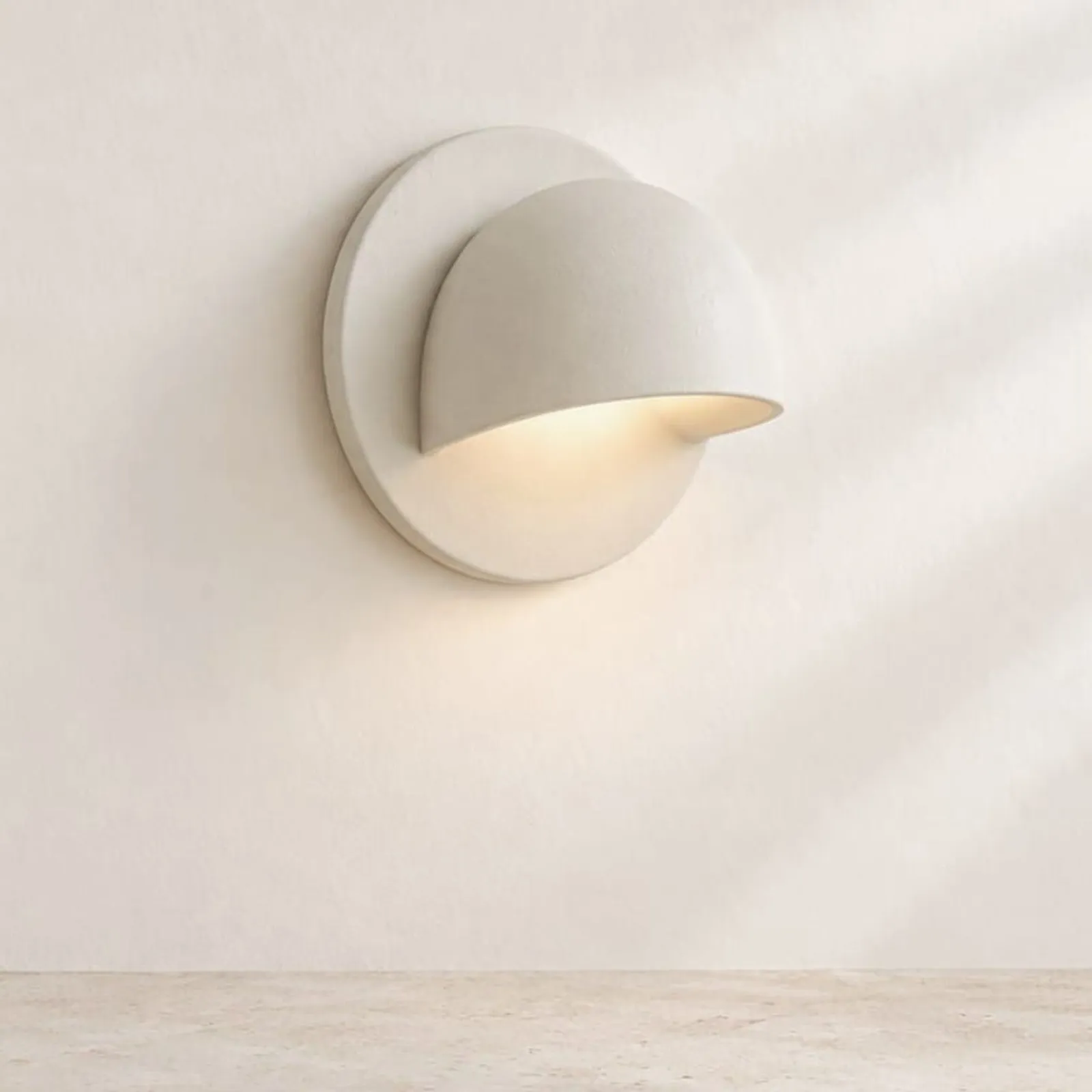 Vägglampa Pors Kritvit III - miniatyr 1