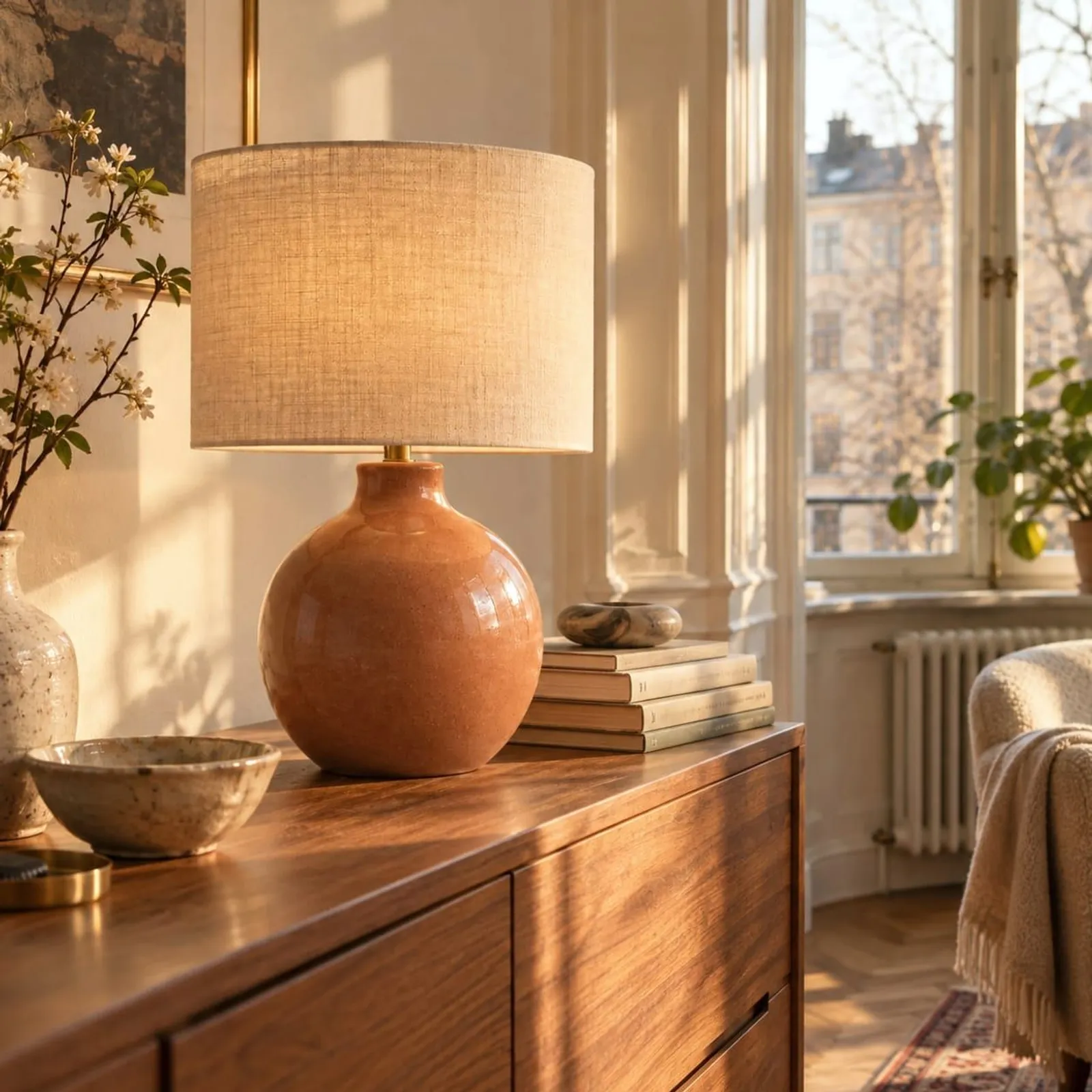 Lampe de table Hamn en laiton - miniature 2