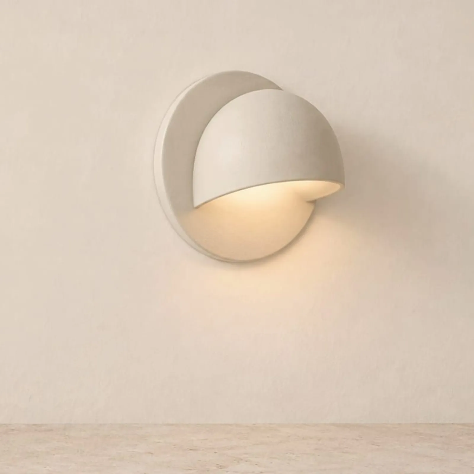 Vägglampa Nypon Kritvit II - miniatyr 2