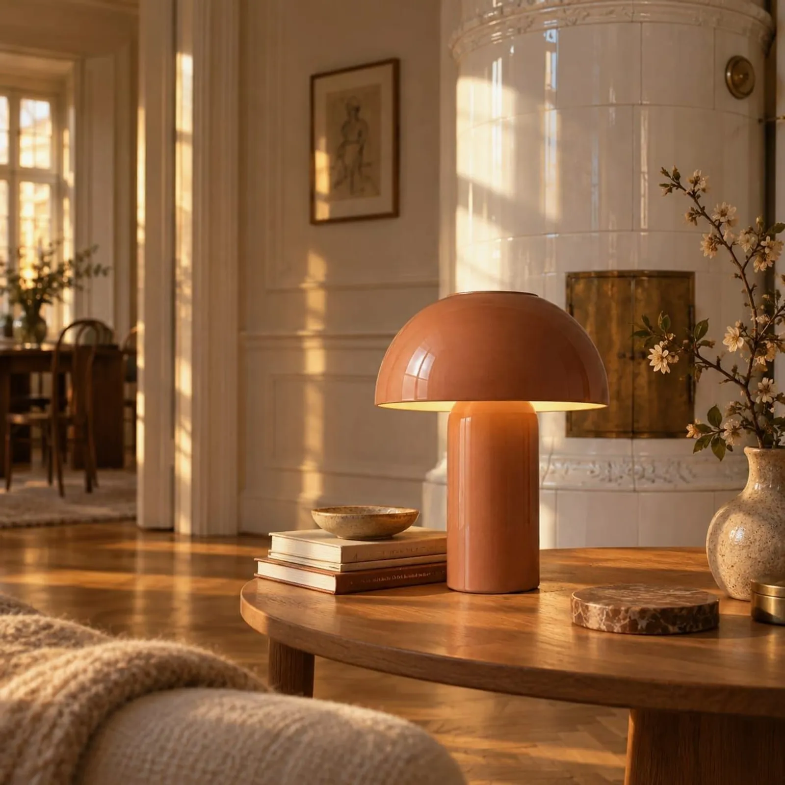 Lampe de table Hampa terracotta V - miniature 2