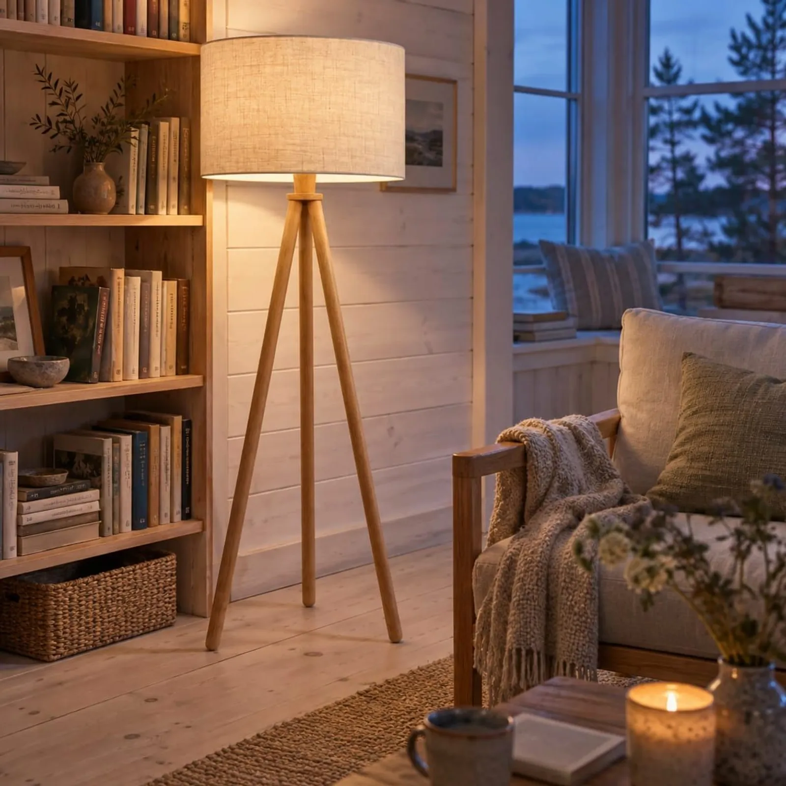 Golvlampa Råg Ek - miniatyr 3