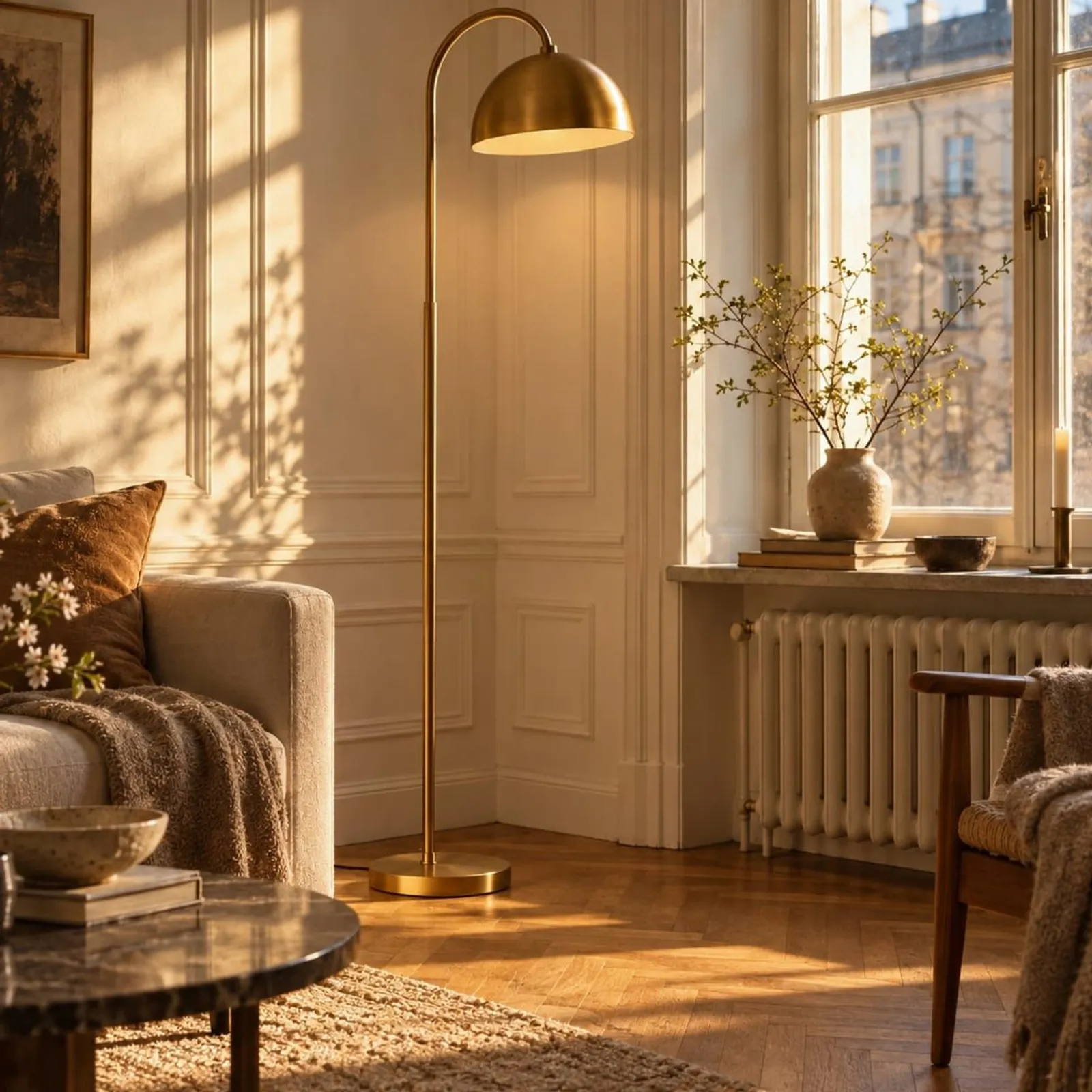 Lampadaire Vall ocre II - miniature 2