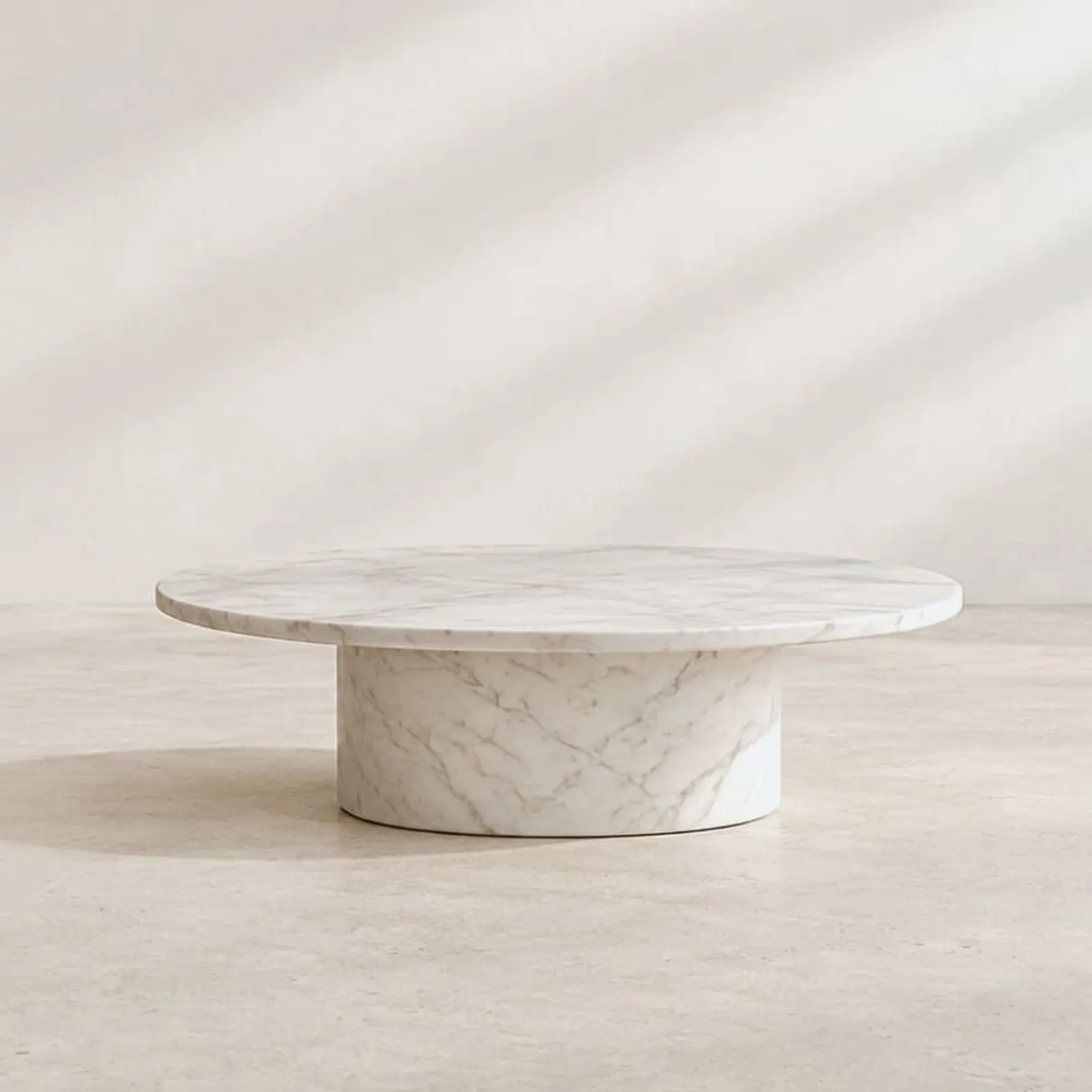 Table basse Sarek blanc craie V - miniature 1