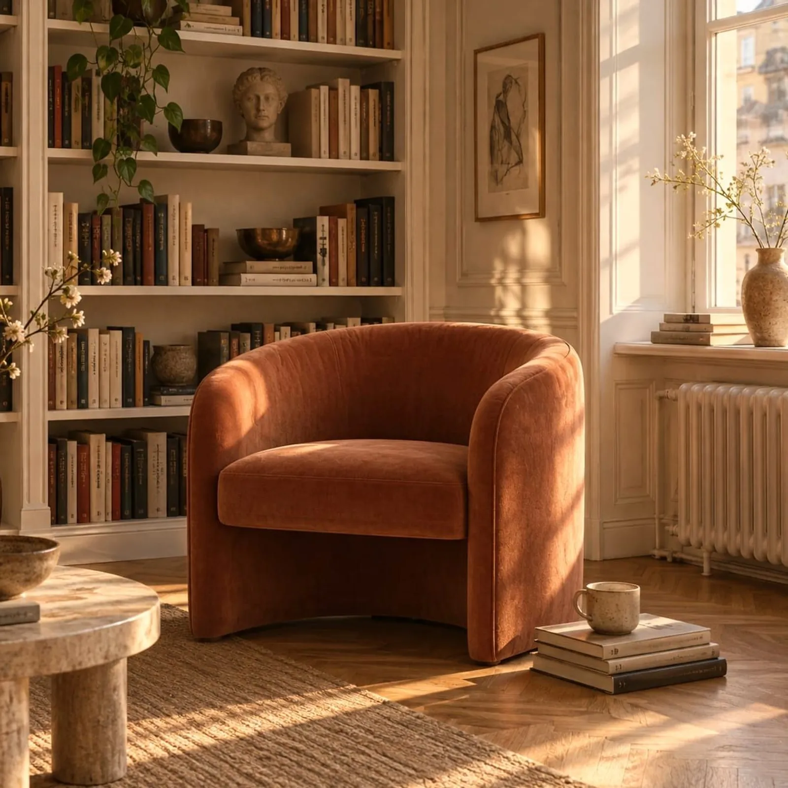 Fauteuil Öland rouille III - miniature 2