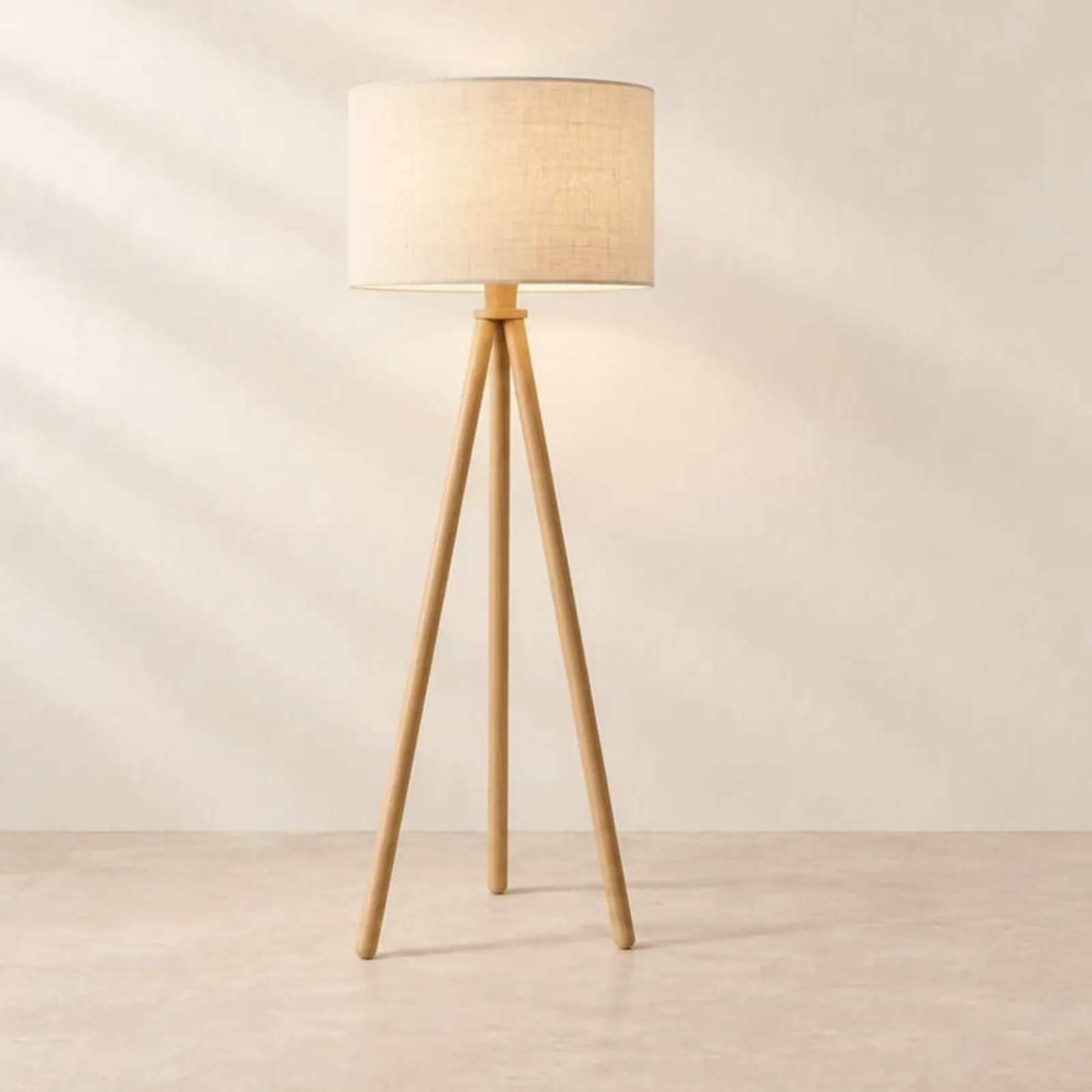 Golvlampa Lönn Natur V - miniatyr 1