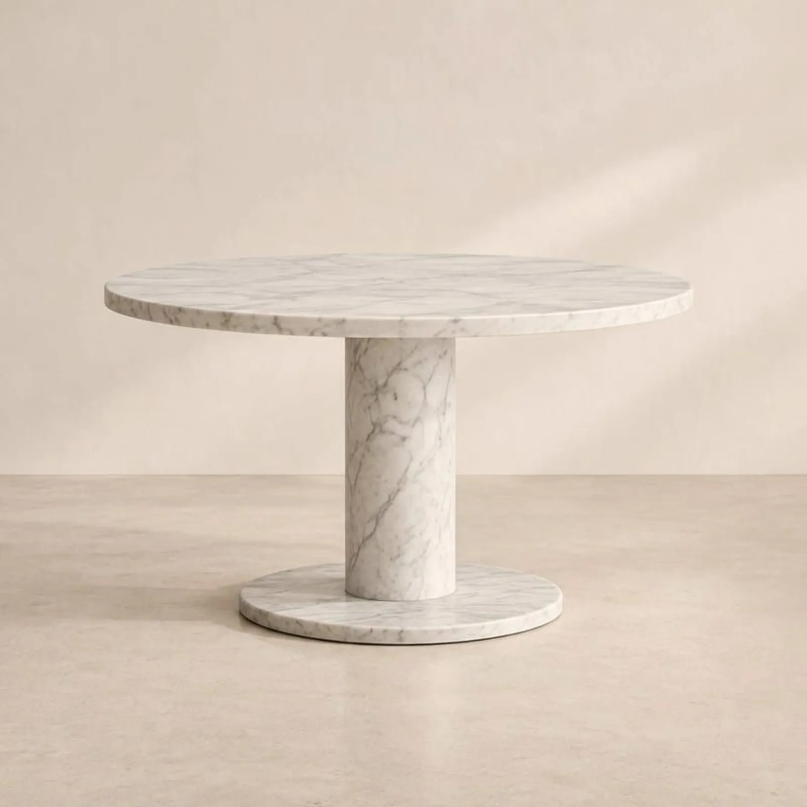 Table à manger Videt blanc craie