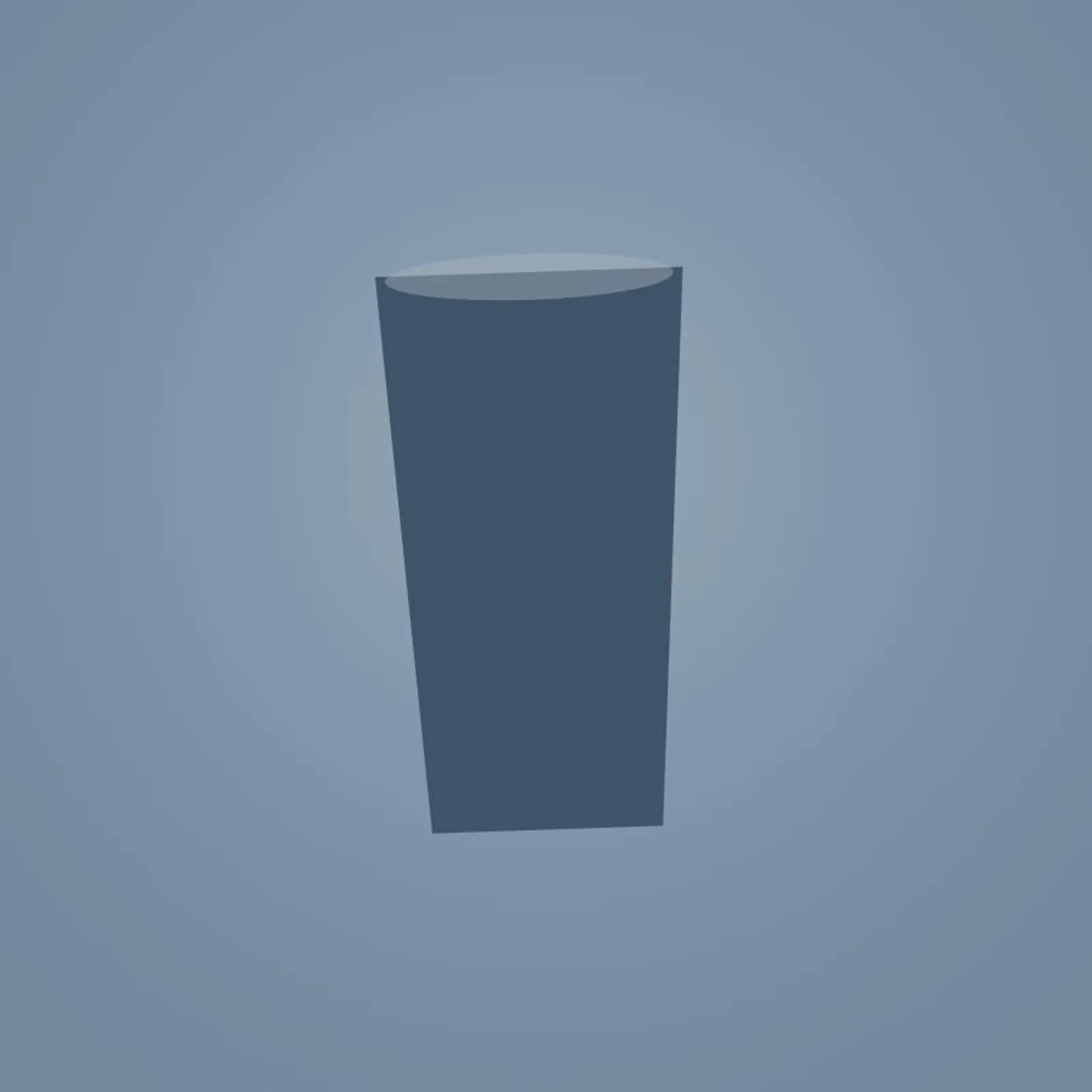 Glas Slån Havsblå