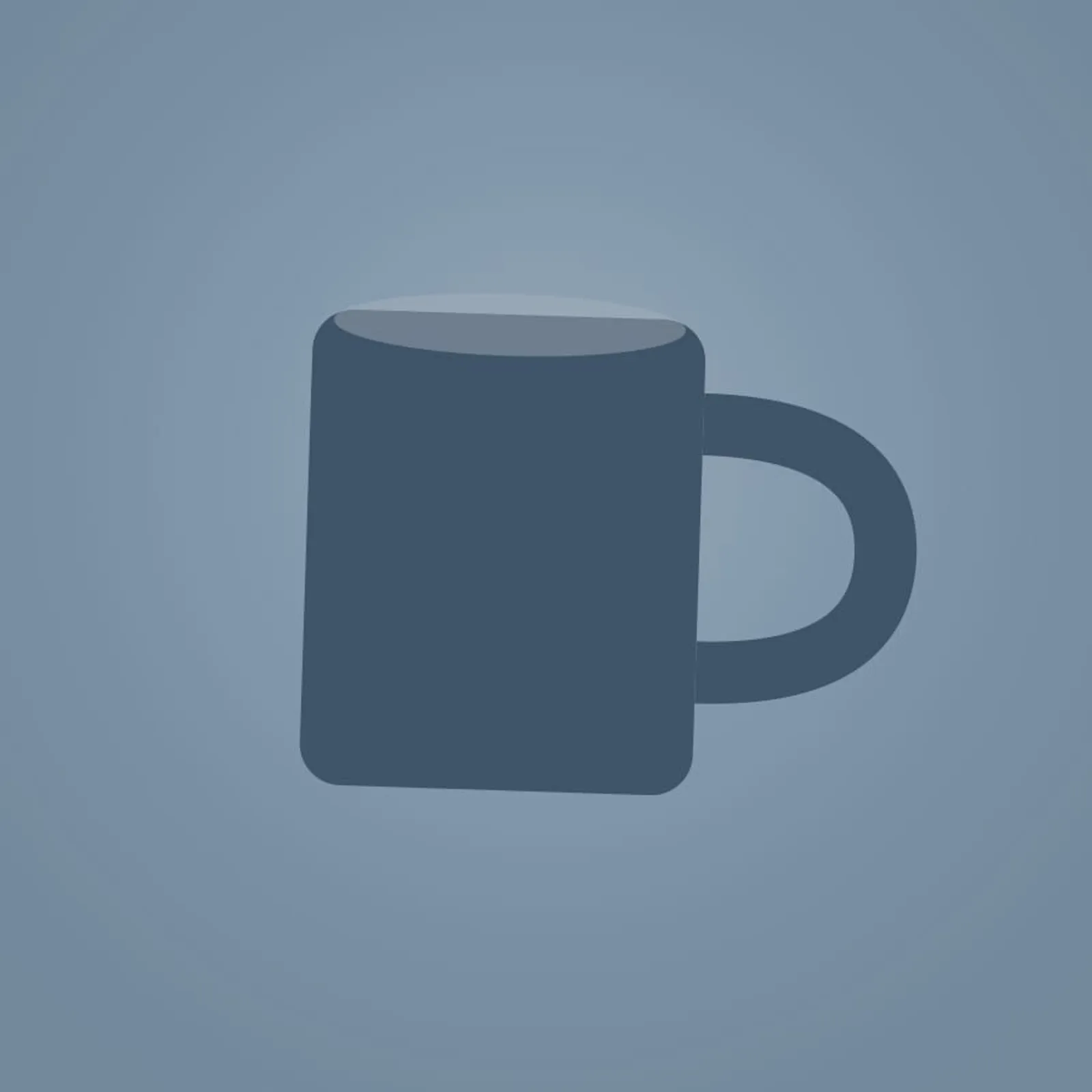Mugg Ull Havsblå