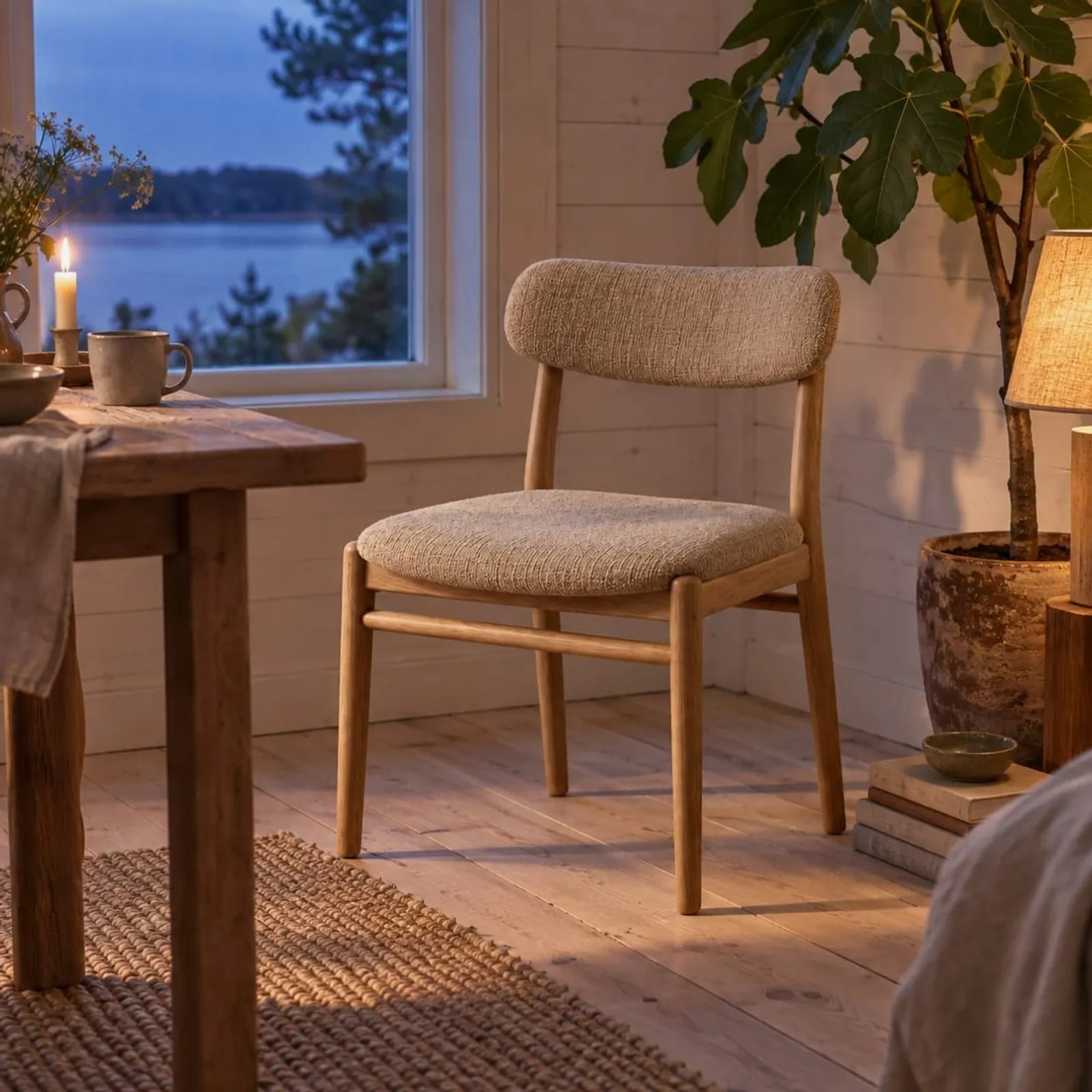 Chaise Kvarn naturel - miniature 3
