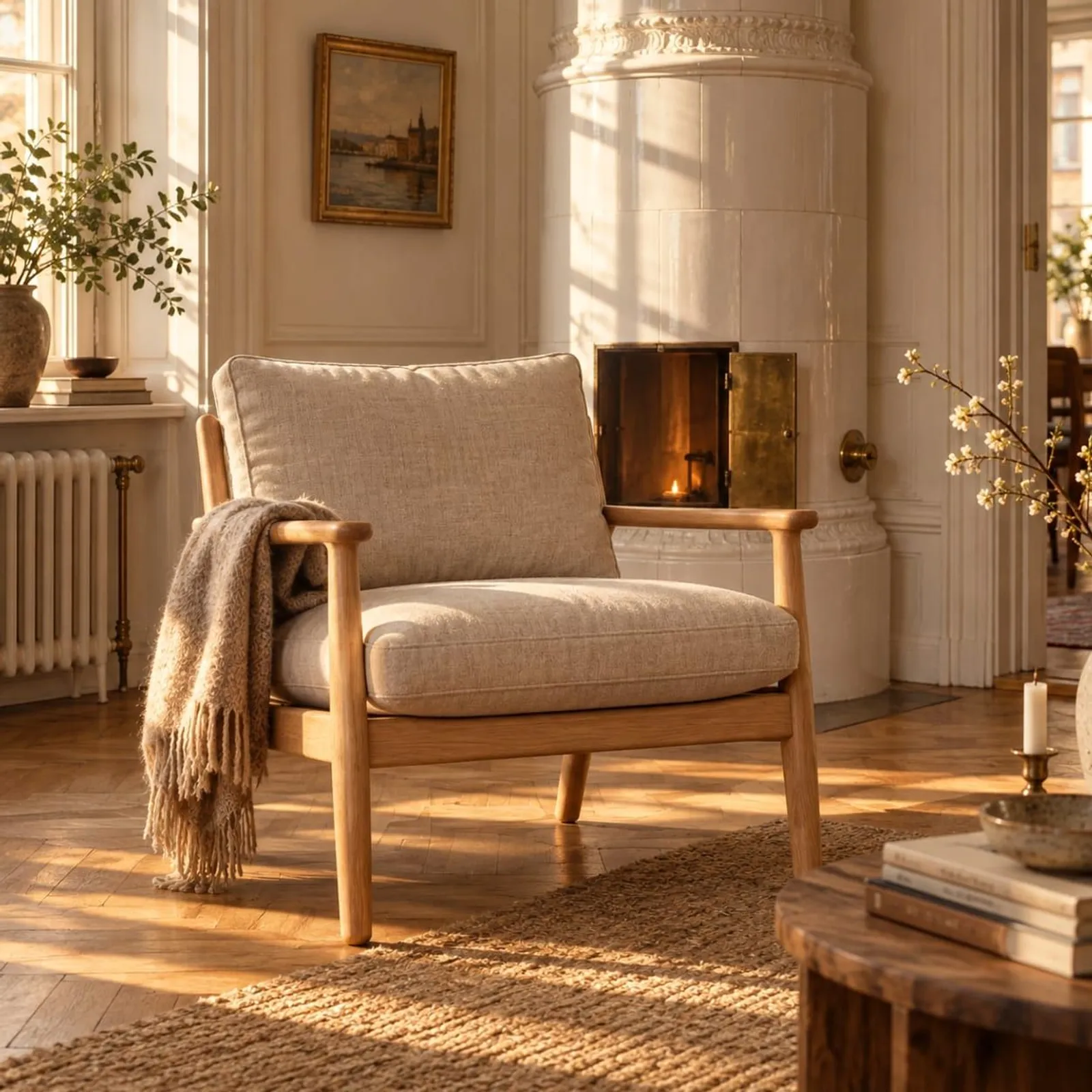 Fauteuil Tall en laine - miniature 2