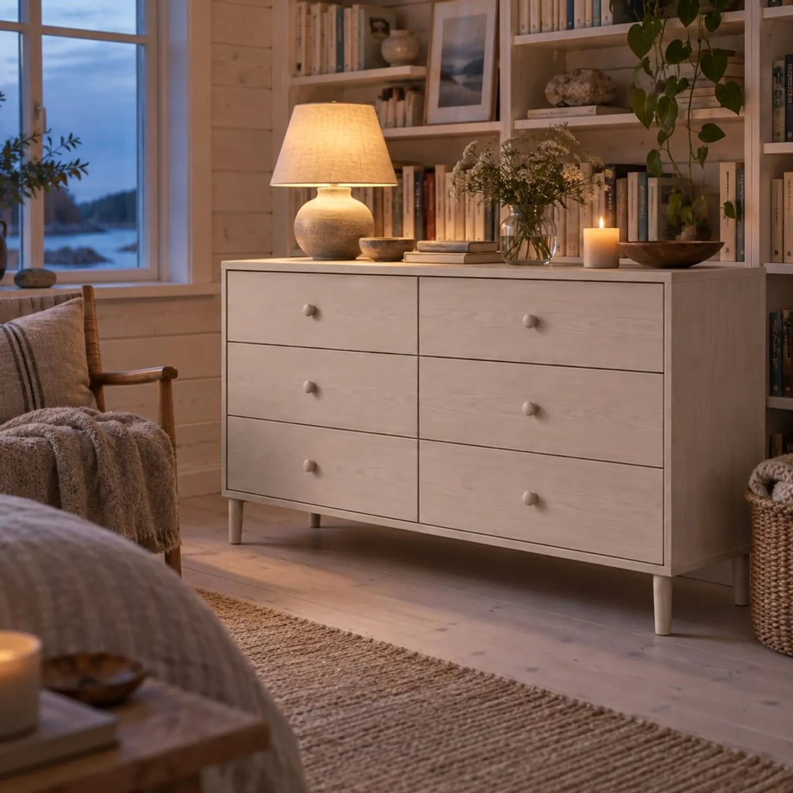 Commode Tall en bouleau - miniature 2