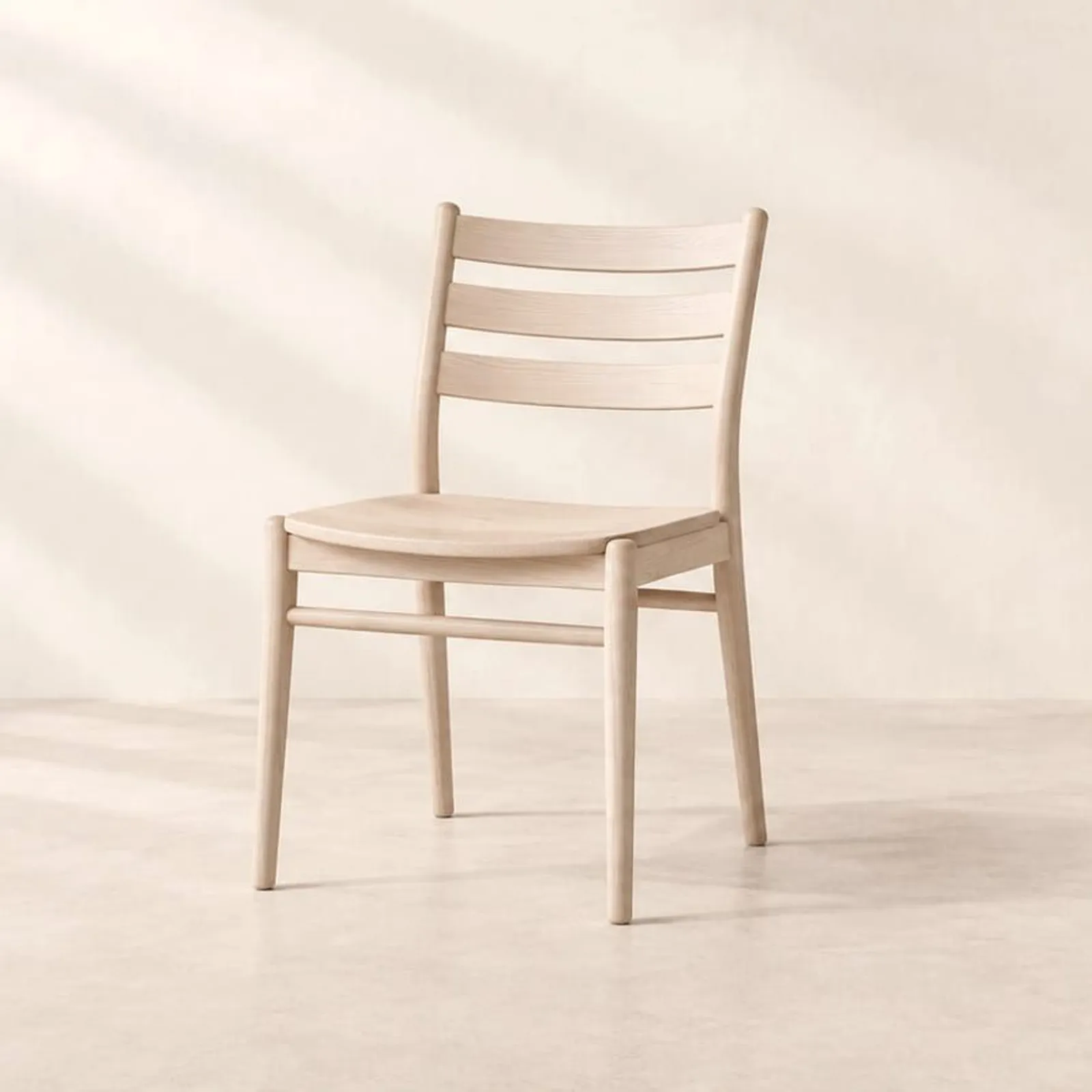 Chaise Enen blanc craie II