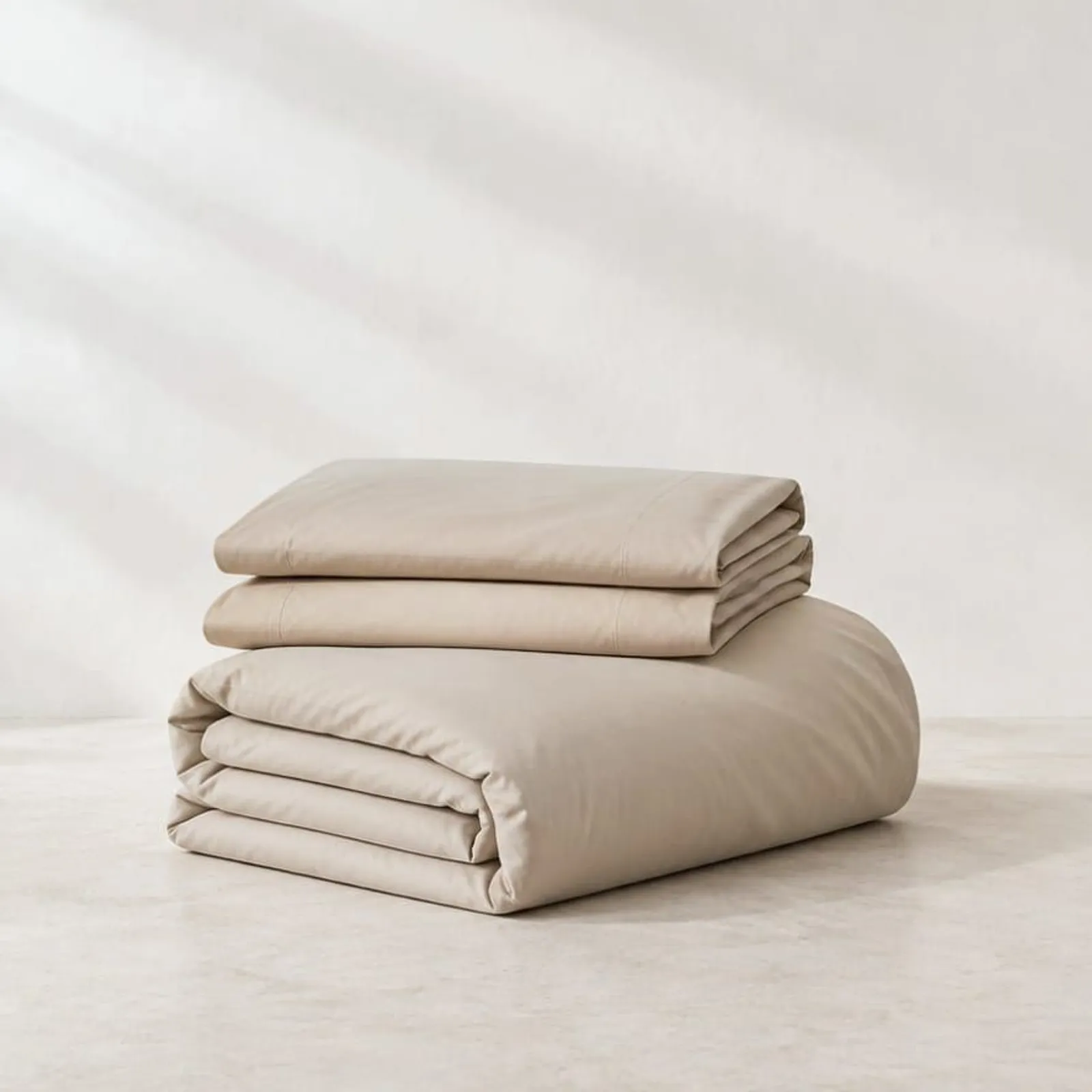 Parure de lit Humle sable
