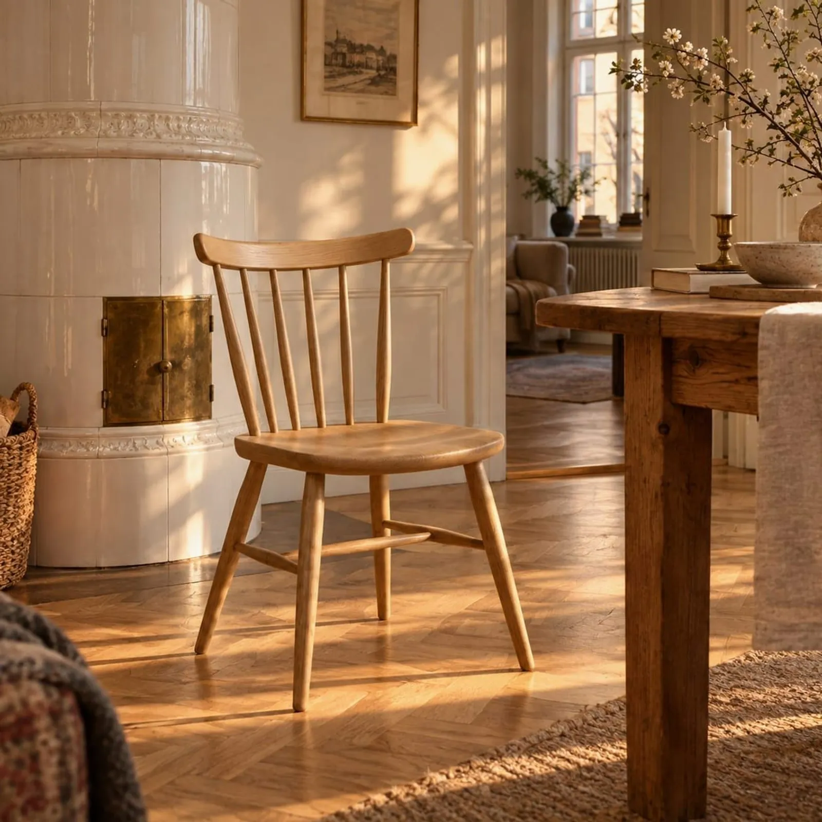 Chaise Sarek charbon IV - miniature 3