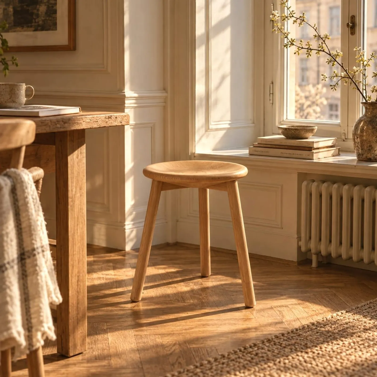 Tabouret Näset naturel - miniature 2
