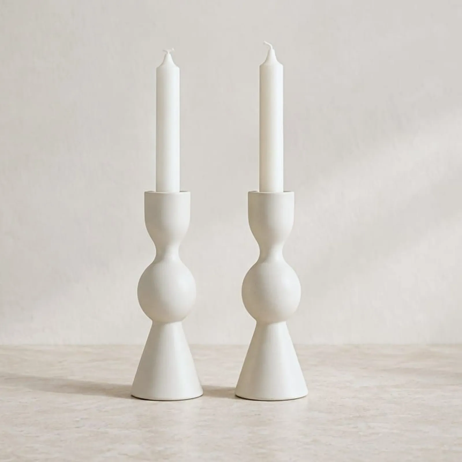 Bougeoir Äng blanc craie