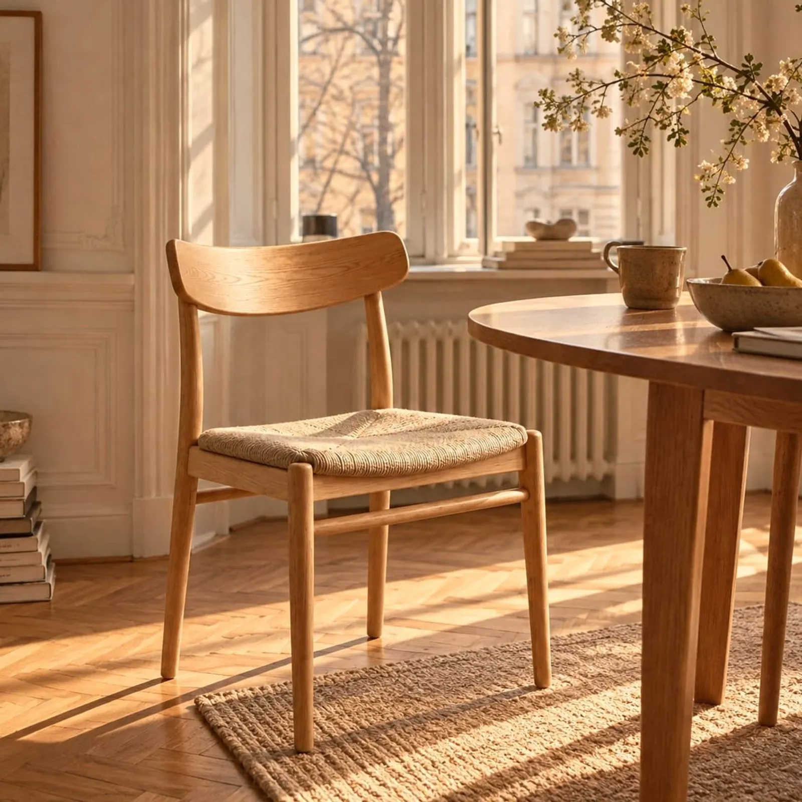 Chaise Äng en chêne - miniature 3