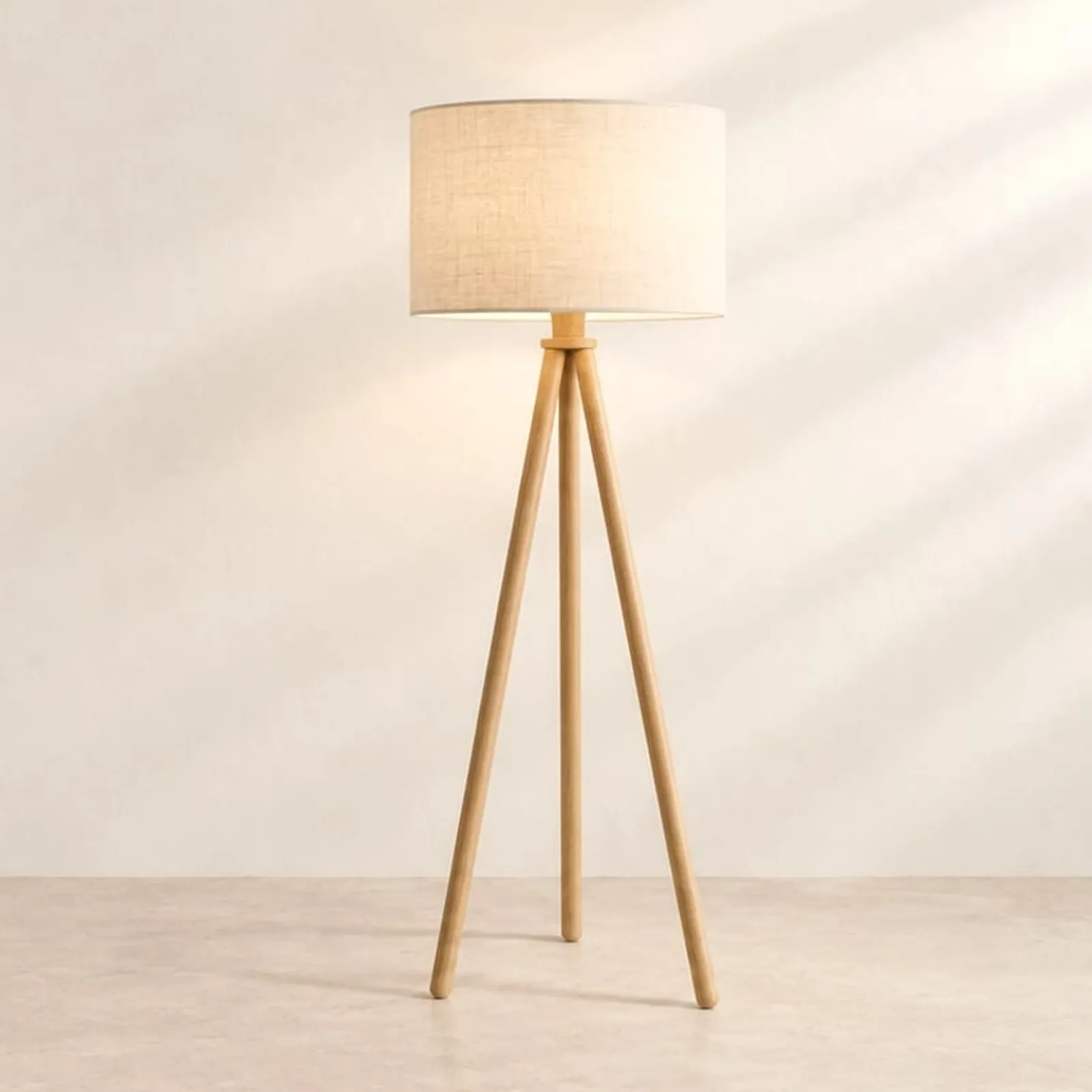 Golvlampa Hägg Natur V - bild 1