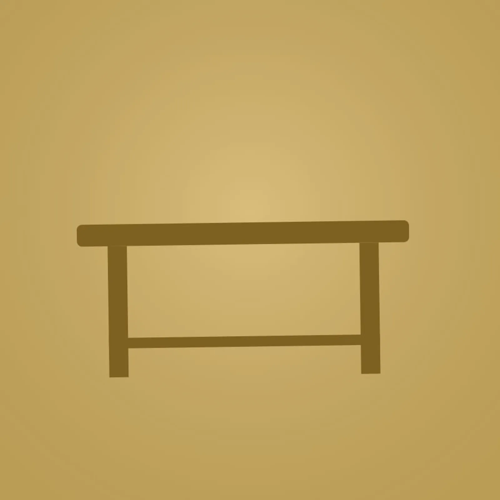 Matbord Ljungen Ockra - bild 1